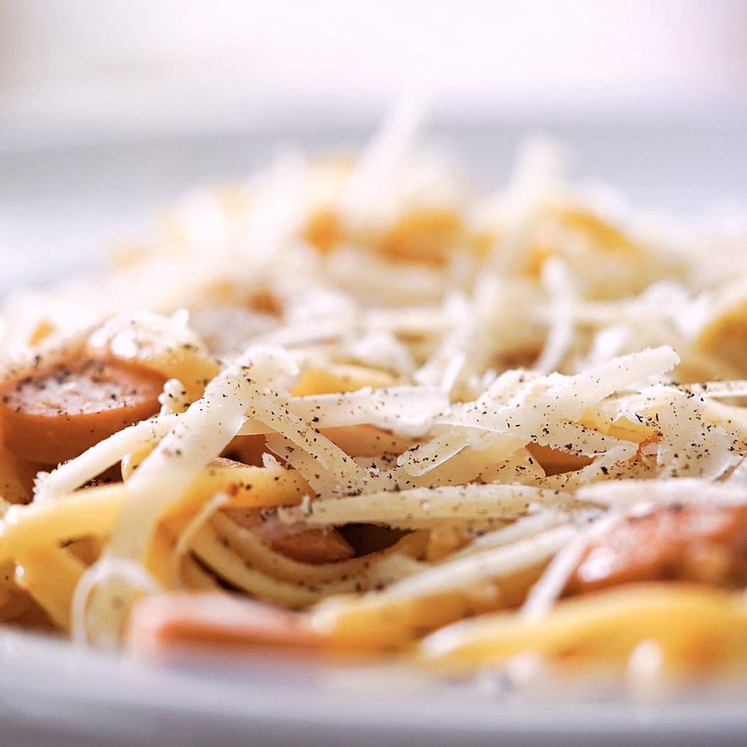 Túrós csusza sütőben