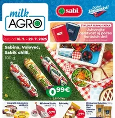 Milk Agro leták - náhľad letáku platný od 16.07.2025