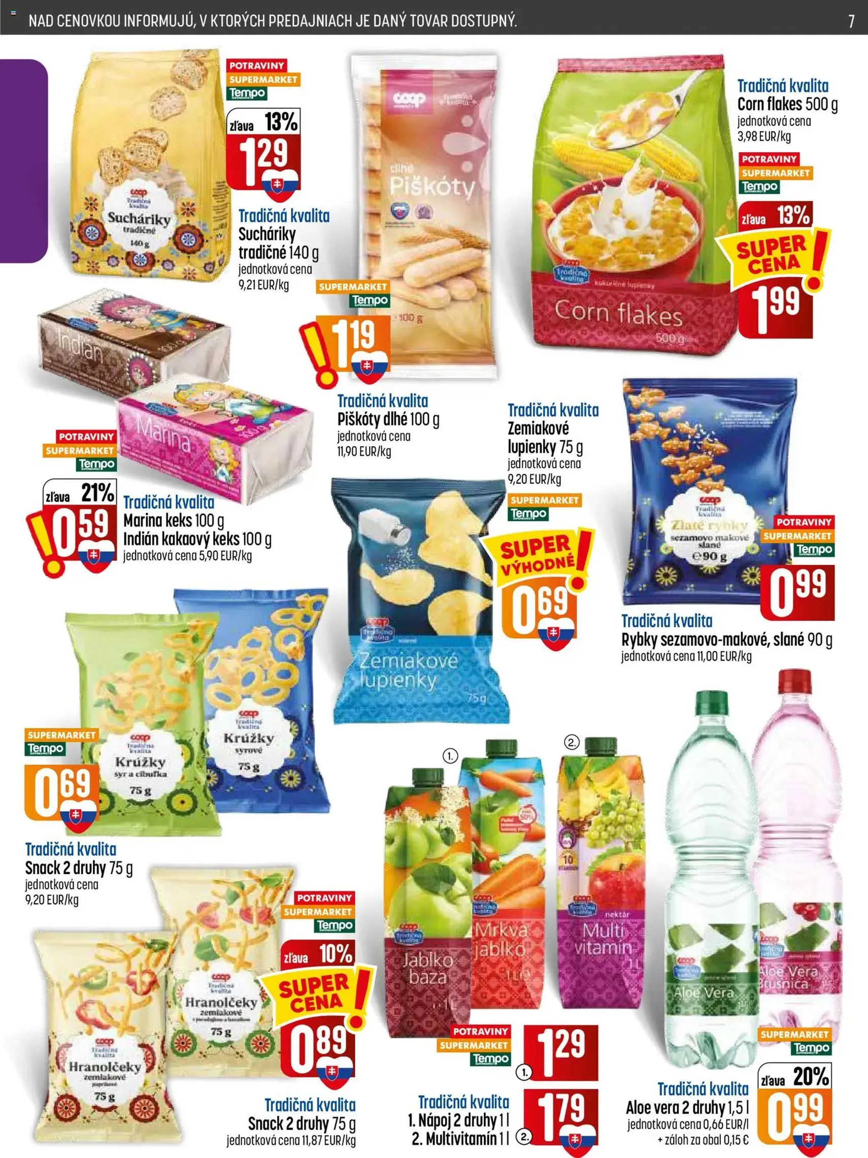 COOP Jednota leták - platný leták od 20.08.2026 strana 7 z 32
