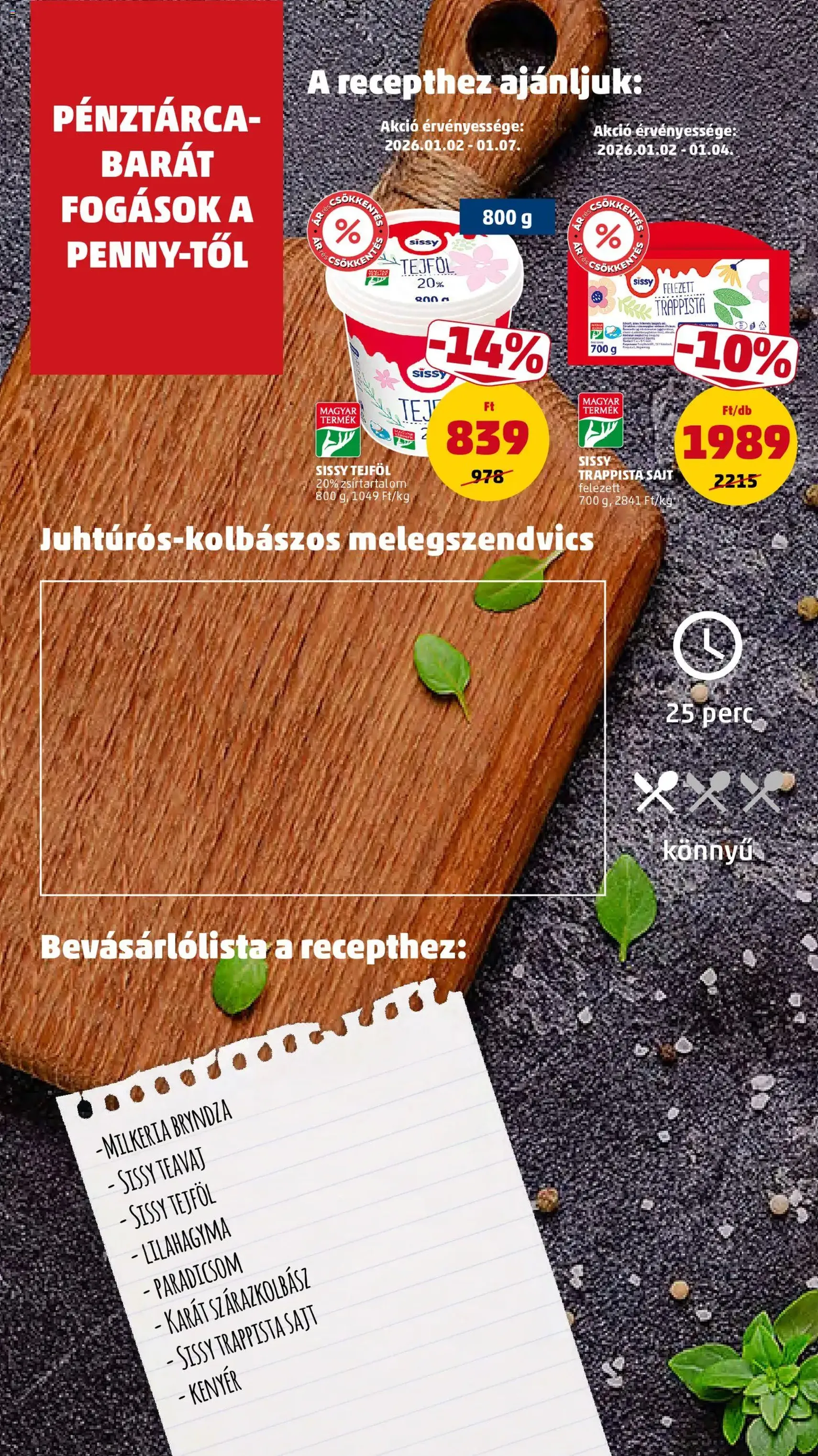 PENNY Akciós újság - 2026.01.02. érvényes szórólap 8 oldal 36 oldalból
