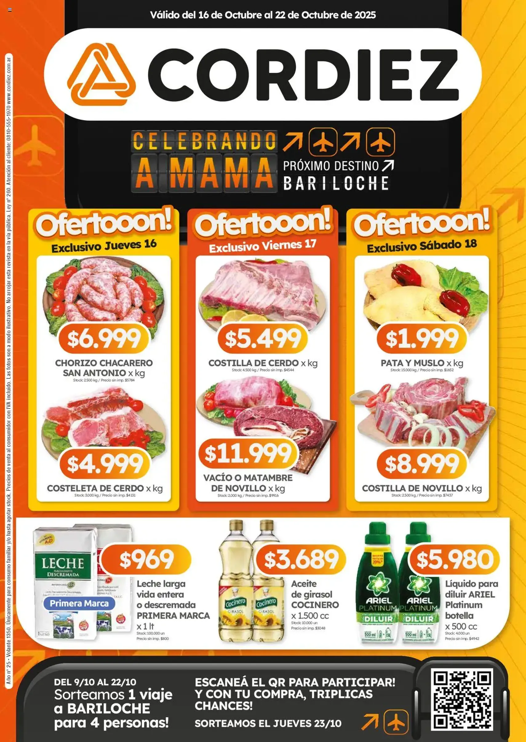 Cordiez ofertas - folleto válido desde 16/10/2025 página 1 de 8