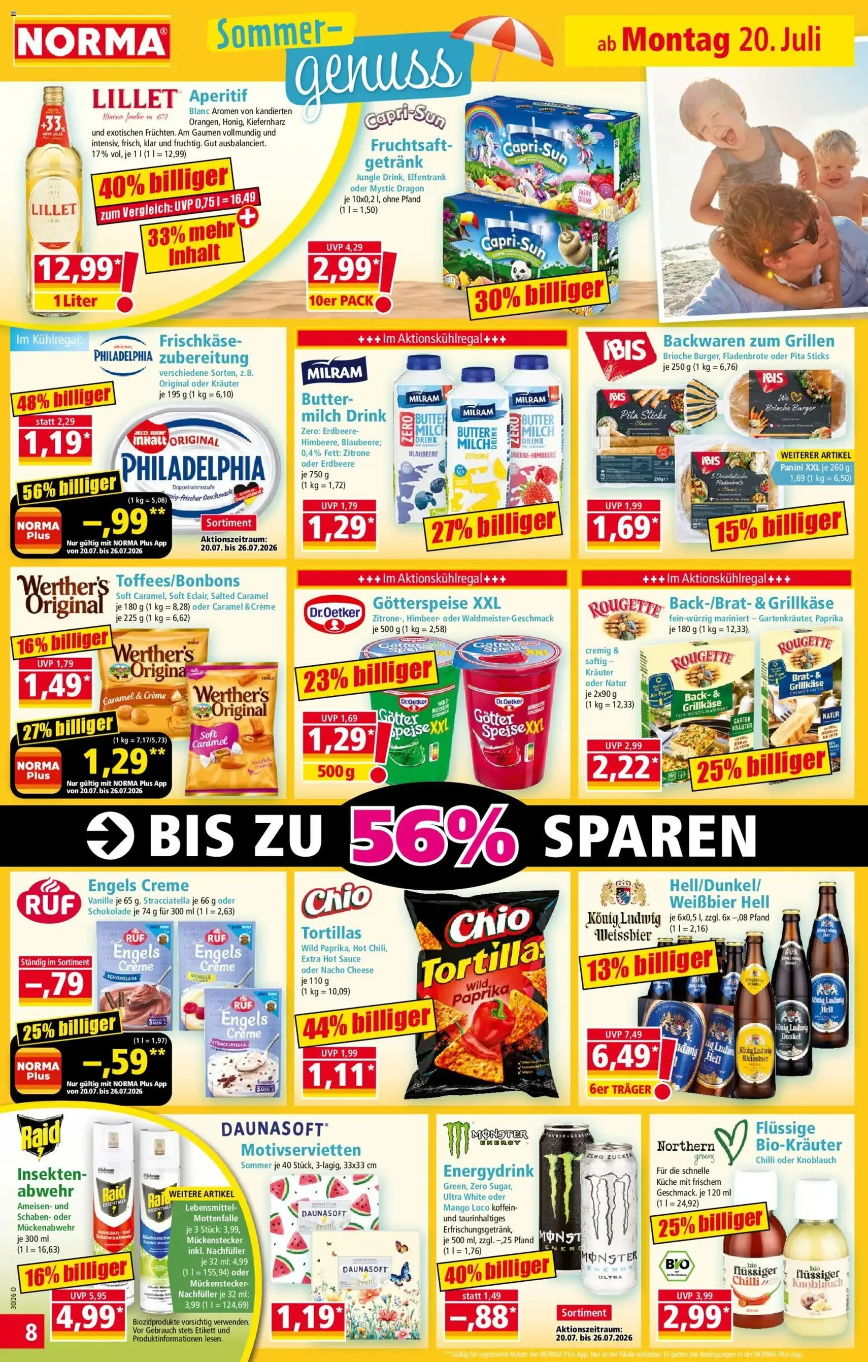 Norma Prospekt - Gültiger Prospekt ab 20.07.2026, Seite 8 von insgesamt 19