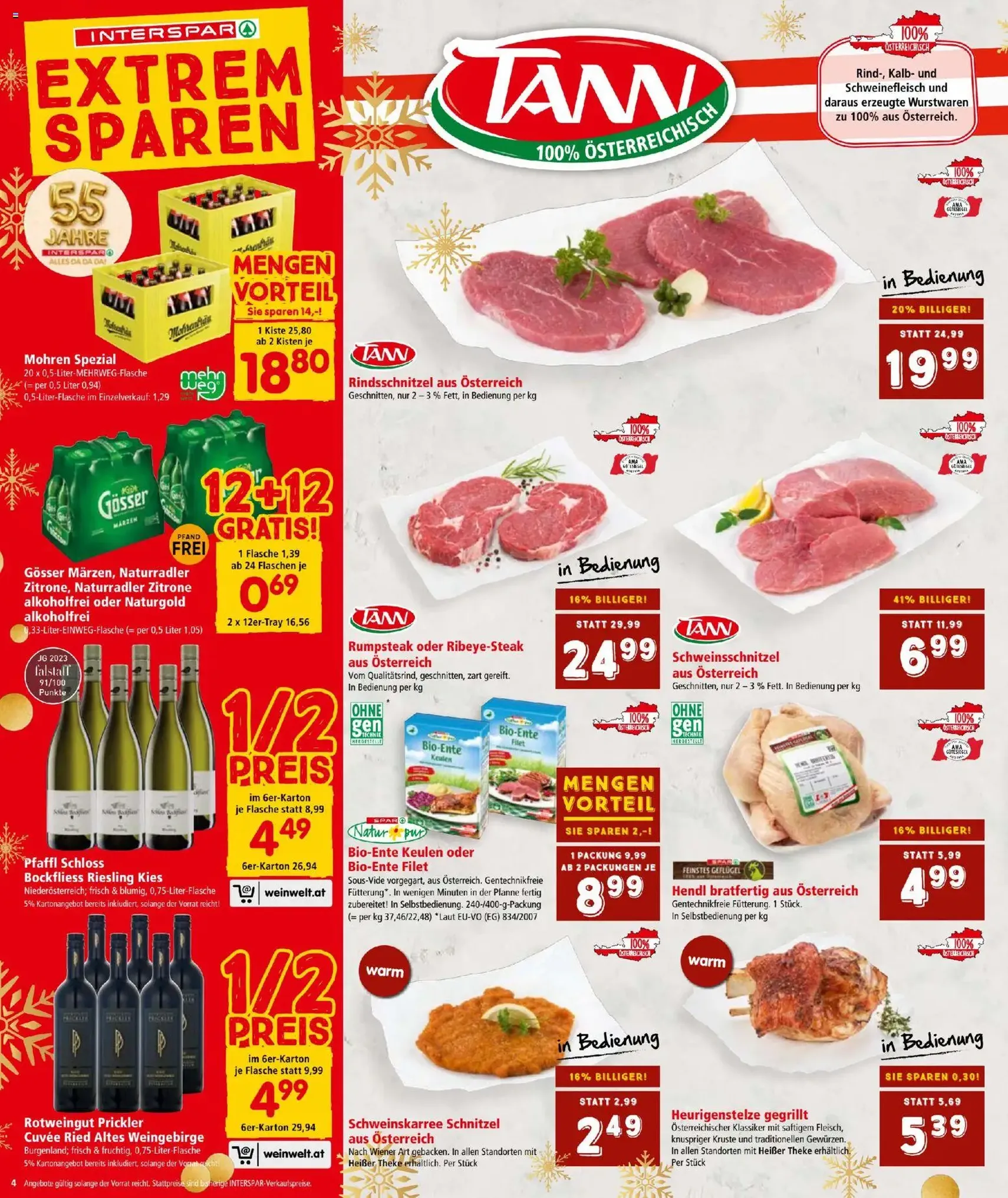 Interspar Flugblatt - Gültiger Prospekt ab 18.12.2025, Seite 4 von insgesamt 24