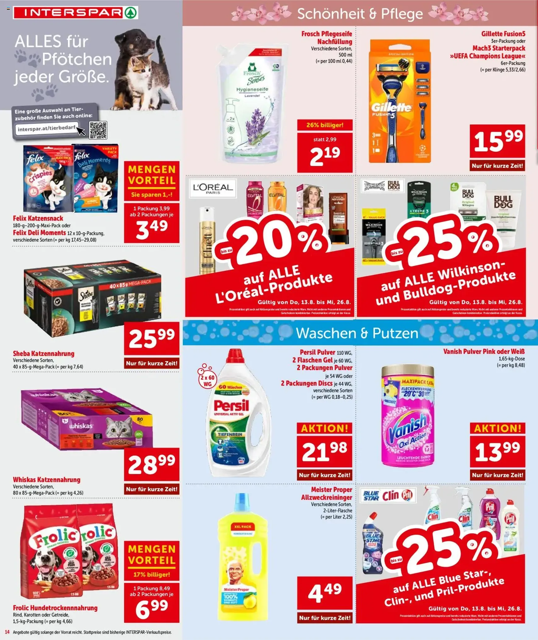 Interspar - Flugblatt - Gültiger Prospekt ab 13.08.2026, Seite 14 von insgesamt 20