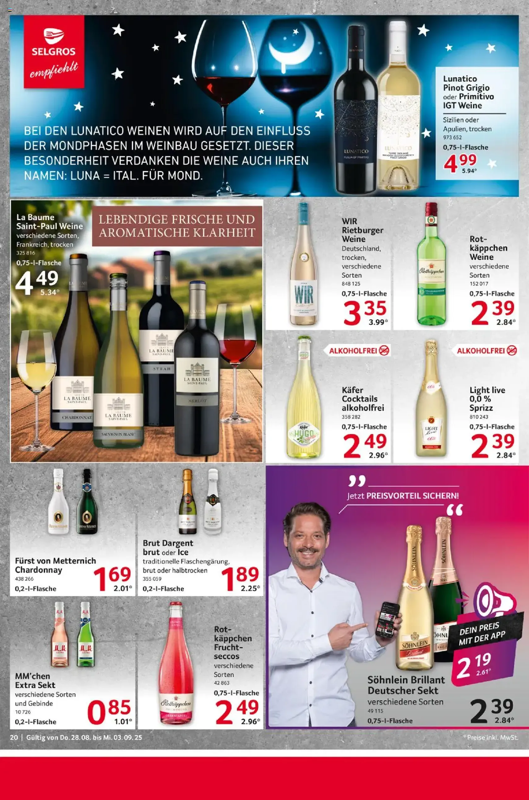 Selgros Prospekt - Gültiger Prospekt ab 28.08.2025, Seite 20 von insgesamt 24 Selgros Prospekt - Gültiger Prospekt ab 28.08.2025, Seite 20 von insgesamt 24