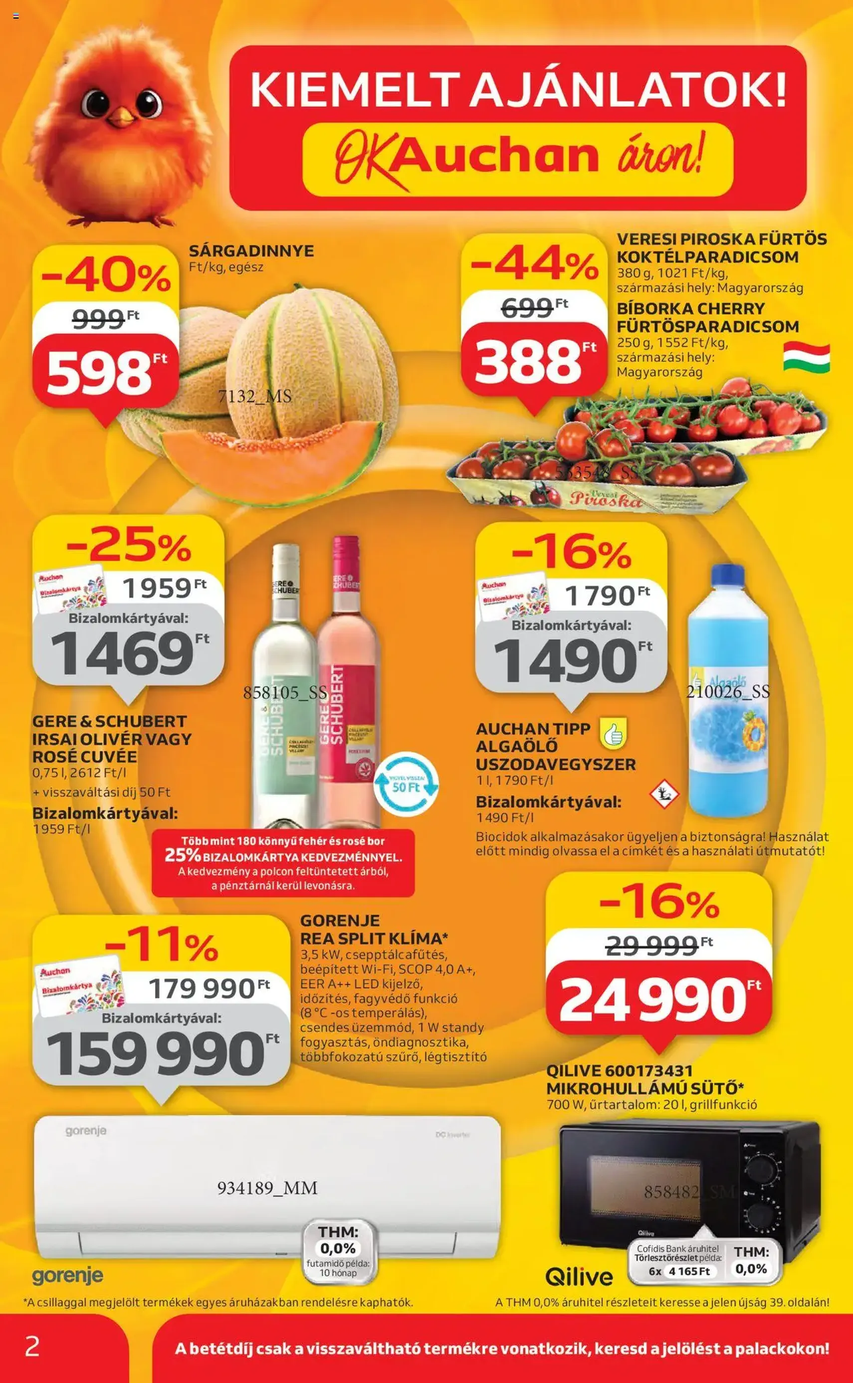 Auchan Akciós újság - 2025.07.17. érvényes szórólap 2 oldal 44 oldalból Auchan Akciós újság - 2025.07.17. érvényes szórólap 2 oldal 44 oldalból