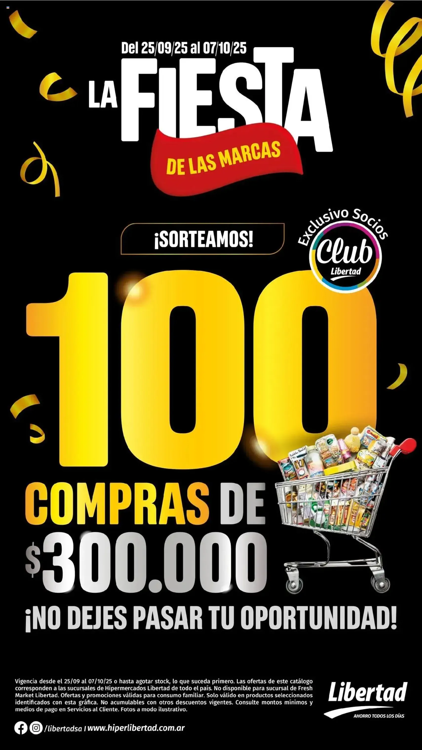 Hipermercado Libertad catálogo - folleto válido desde 25/09/2025 página 1 de 17