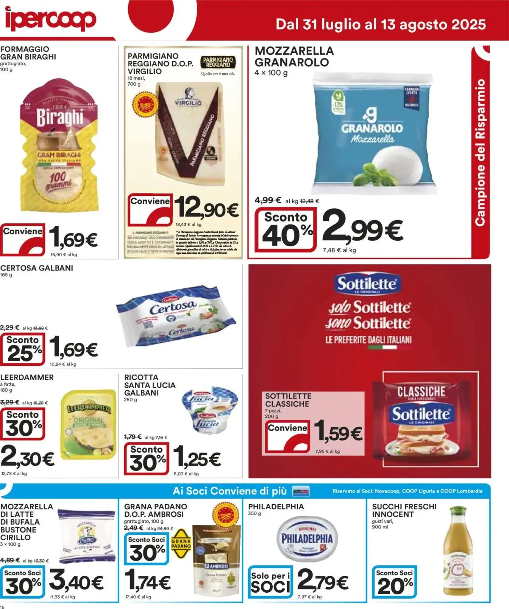 Volantino Ipercoop - volantino valido dal 31/07/2025 pagina 16 di 34