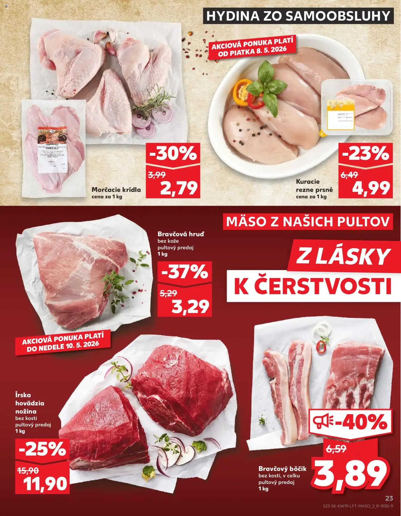 Kaufland SK - akciós újság - 2026.05.07. érvényes szórólap 23 oldal 76 oldalból
