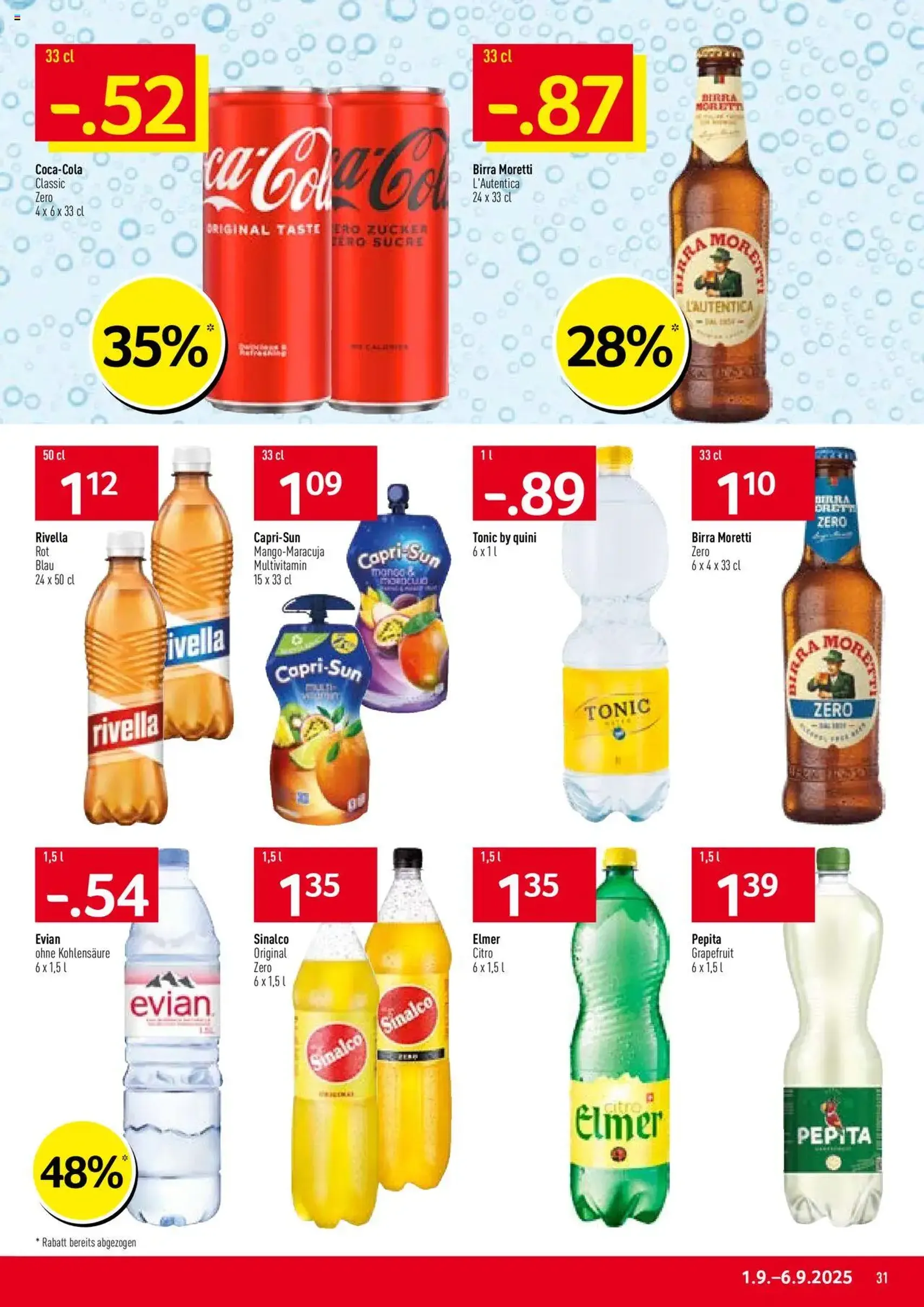 Prodega Aktionen - Gültiger Prospekt ab 01.09.2025, Seite 31 von insgesamt 40 Prodega Aktionen - Gültiger Prospekt ab 01.09.2025, Seite 31 von insgesamt 40