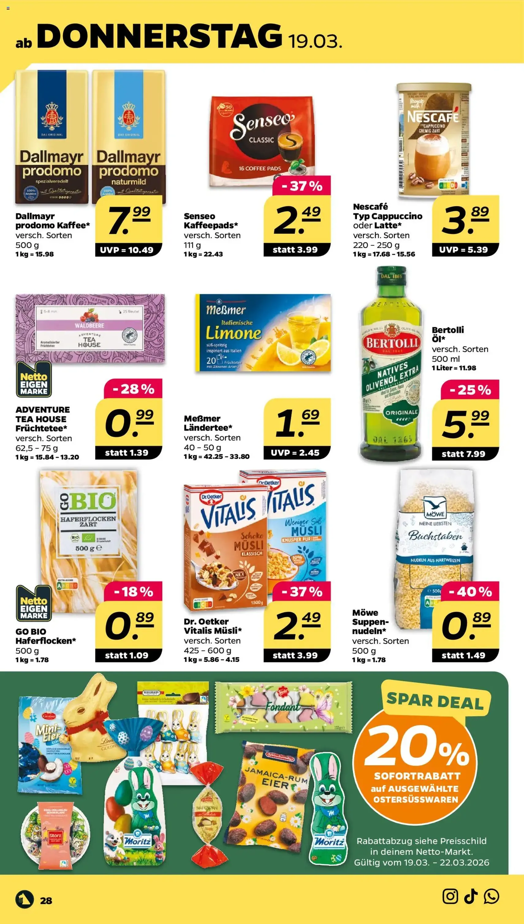 Netto Prospekt - Gültiger Prospekt ab 16.03.2026, Seite 34 von insgesamt 41