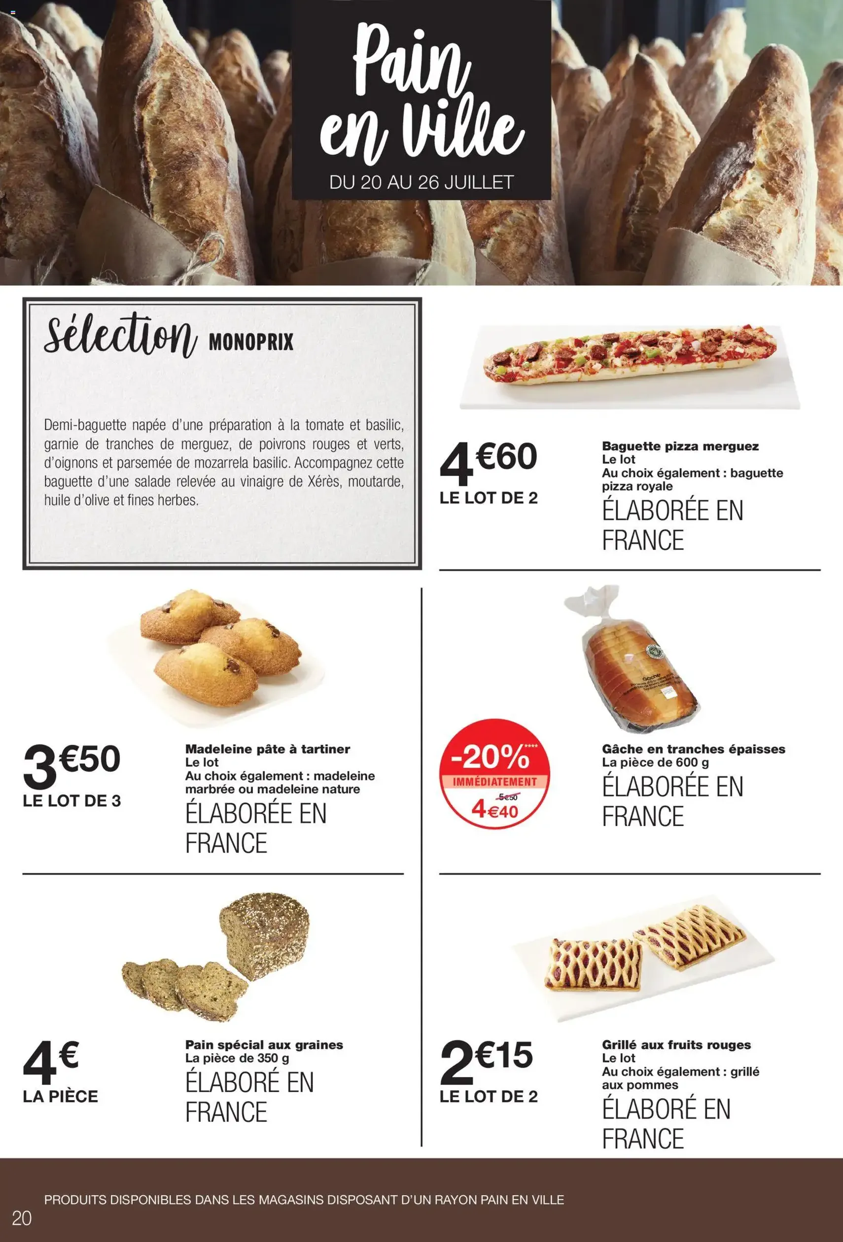 Monoprix catalogue - brochure valable à partir du 14/07/2026, page 20 sur 48