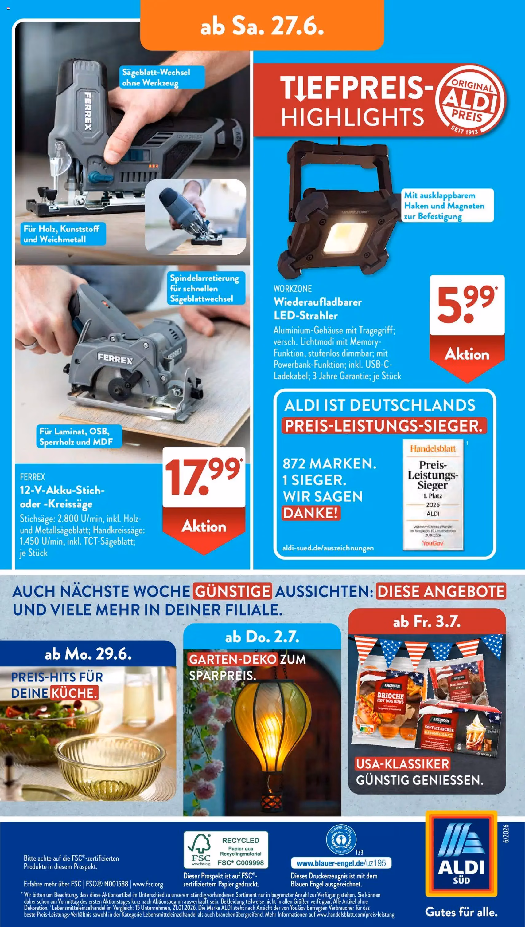 Aldi Süd Prospekt - Gültiger Prospekt ab 22.06.2026, Seite 17 von insgesamt 24