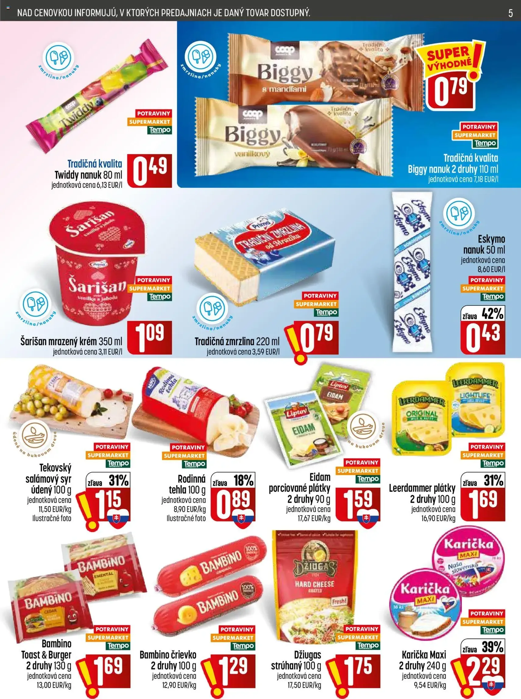 COOP Jednota leták - platný leták od 13.08.2026 strana 5 z 28