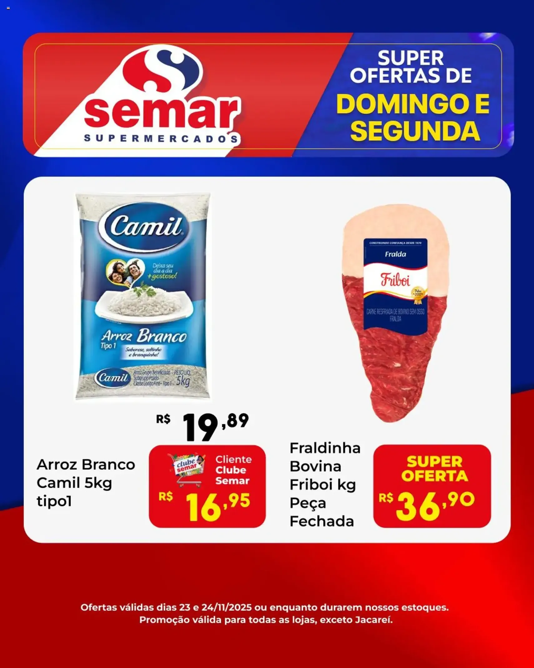 Semar Supermercado - Ofertas da semana - folheto válido a partir de 23/11/2025 página 1 de 10