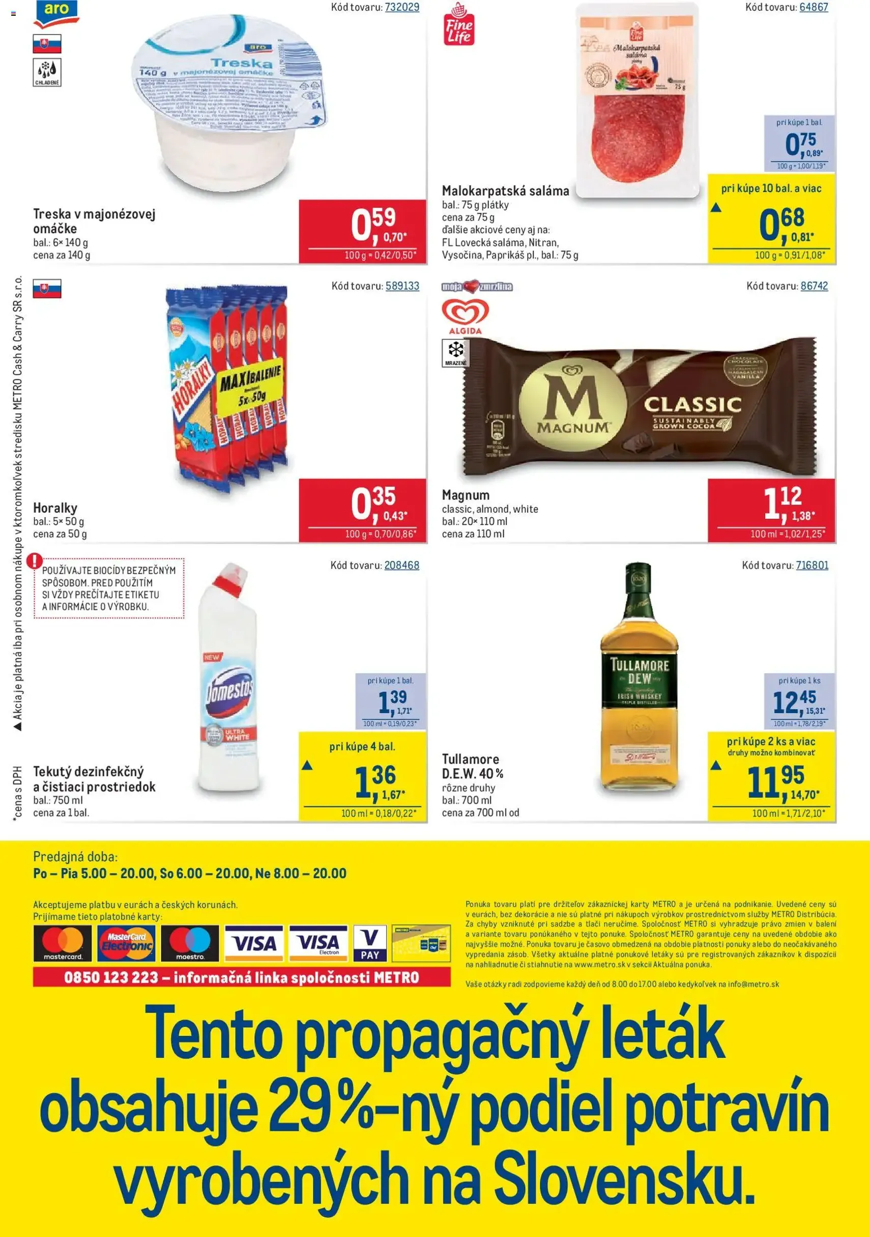 Metro leták - platný leták od 06.05.2026 strana 40 z 40