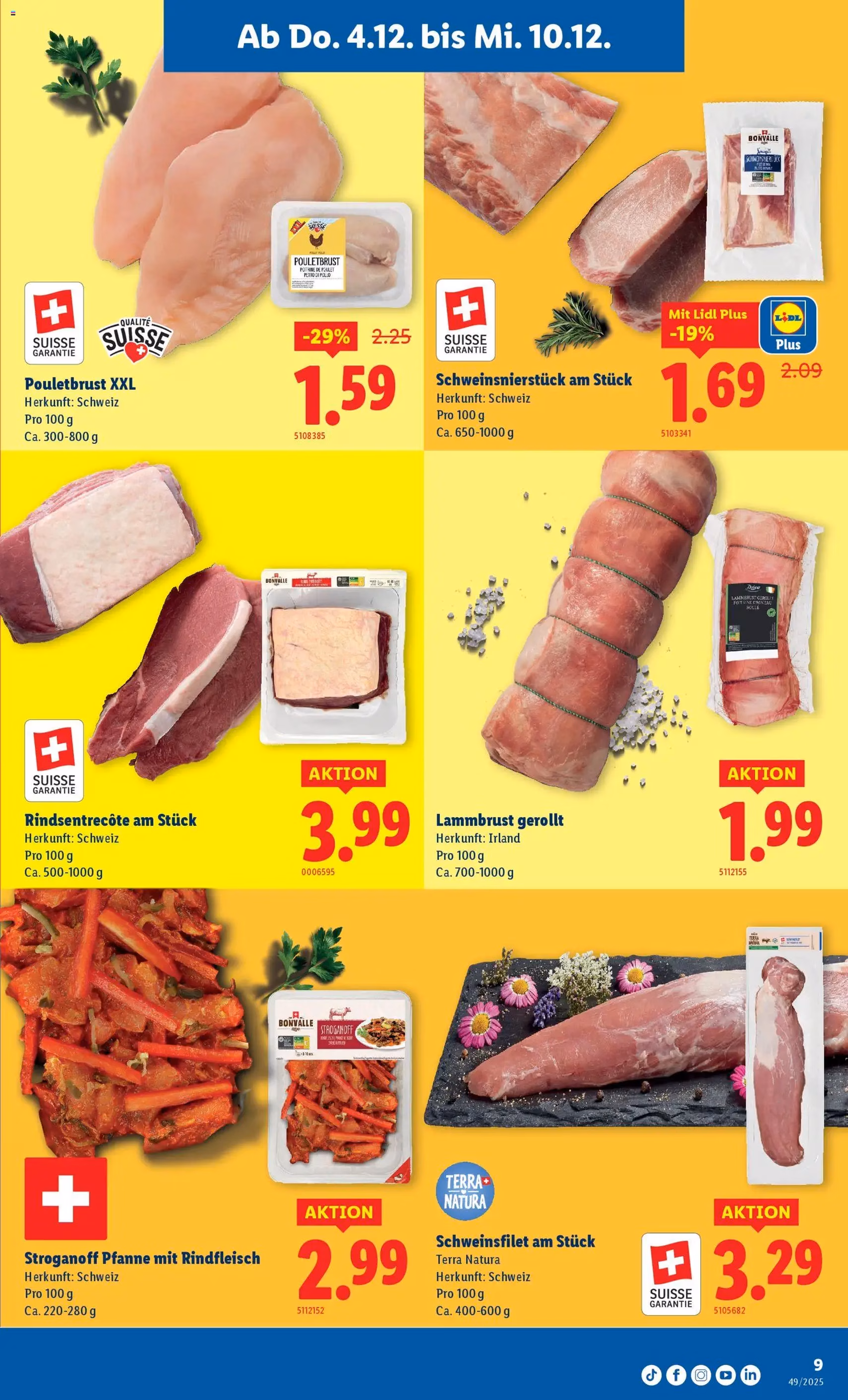 Lidl Aktionen - Gültiger Prospekt ab 04.12.2025, Seite 9 von insgesamt 32