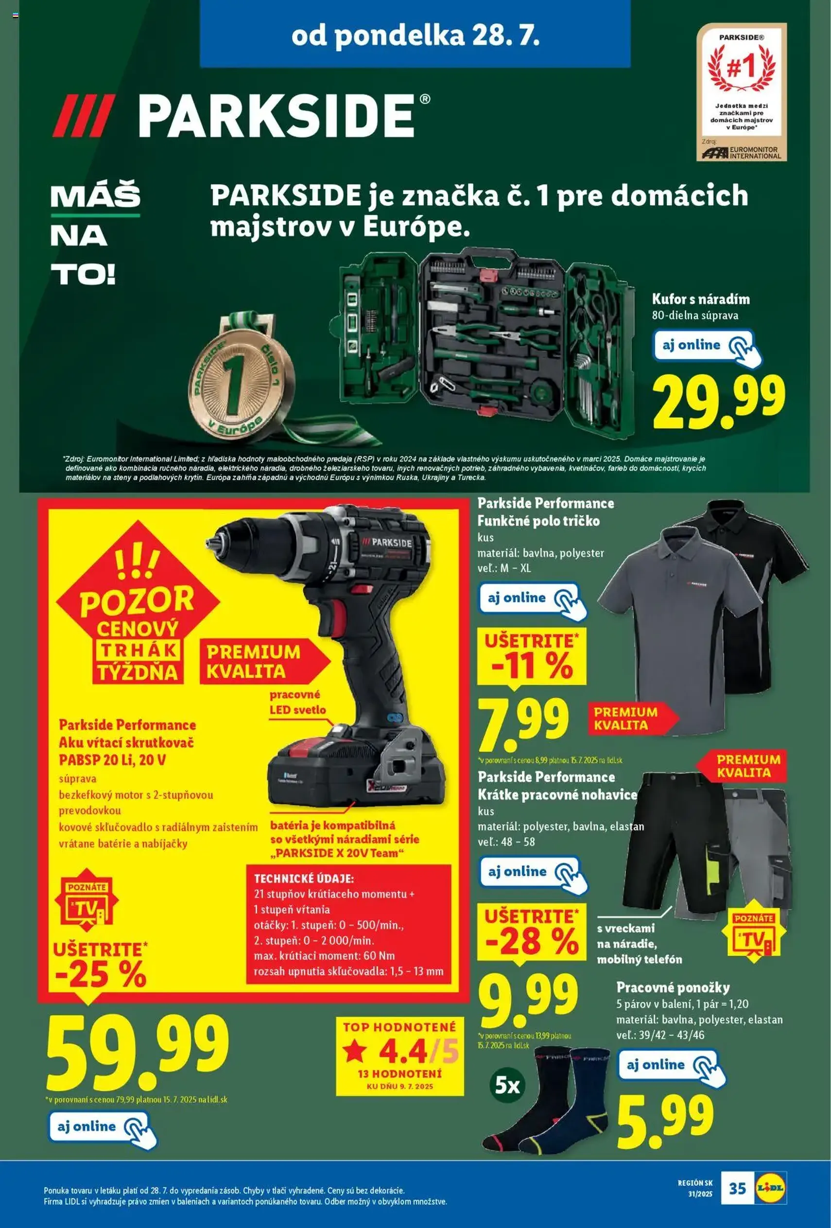 Lidl leták - platný leták od 28.07.2025 strana 41 z 87 Lidl leták - platný leták od 28.07.2025 strana 41 z 87