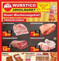 Wurstico Abholmarkt Flugblatt - Prospekt Vorschau gültig ab 06.11.2025