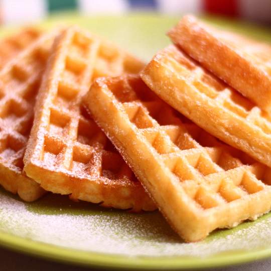 Anteprima ricetta Waffel senza latte