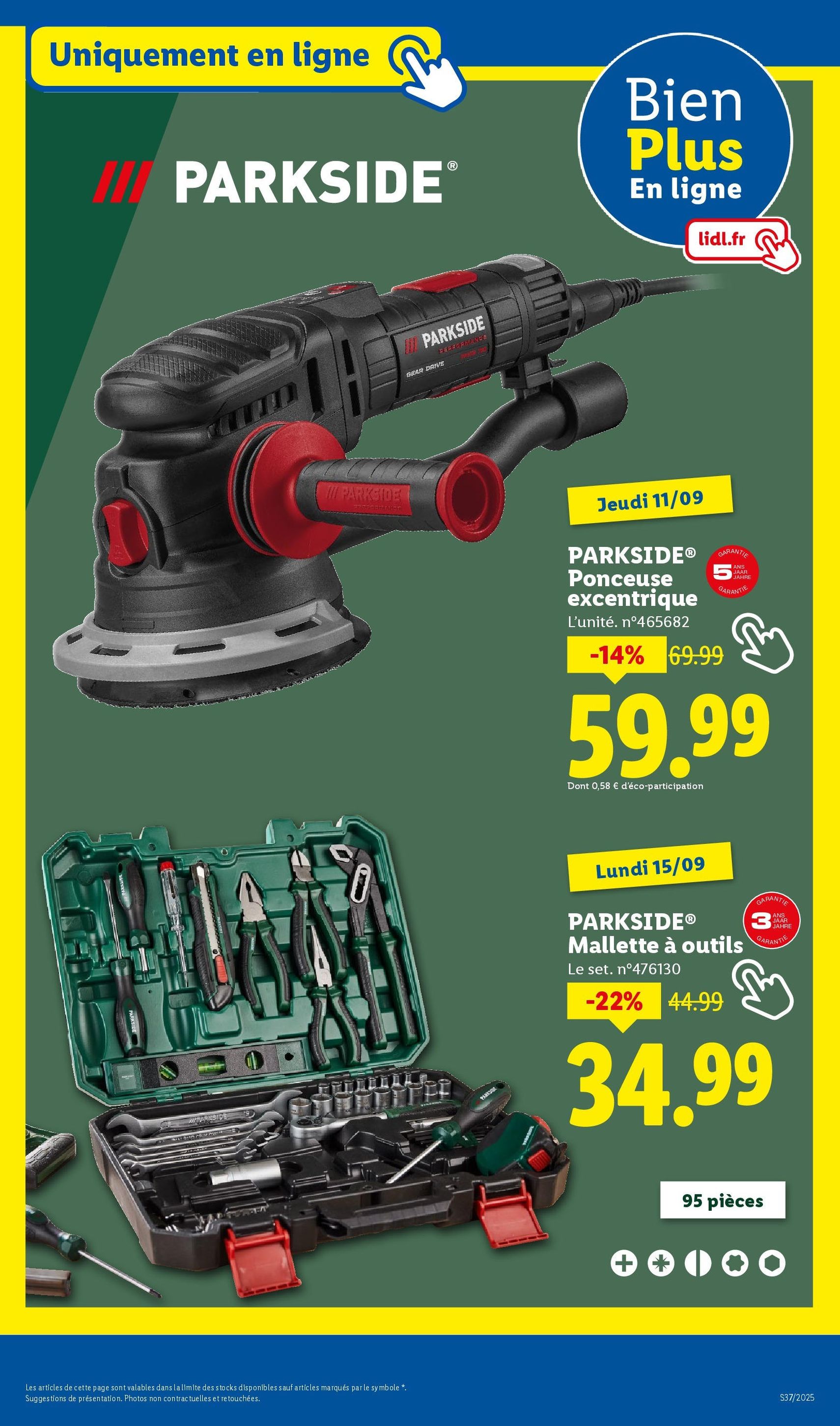LIDL catalogue semaine 37 - brochure valable à partir du 11/09/2025, page 5 sur 76 LIDL catalogue semaine 37 - brochure valable à partir du 11/09/2025, page 5 sur 76