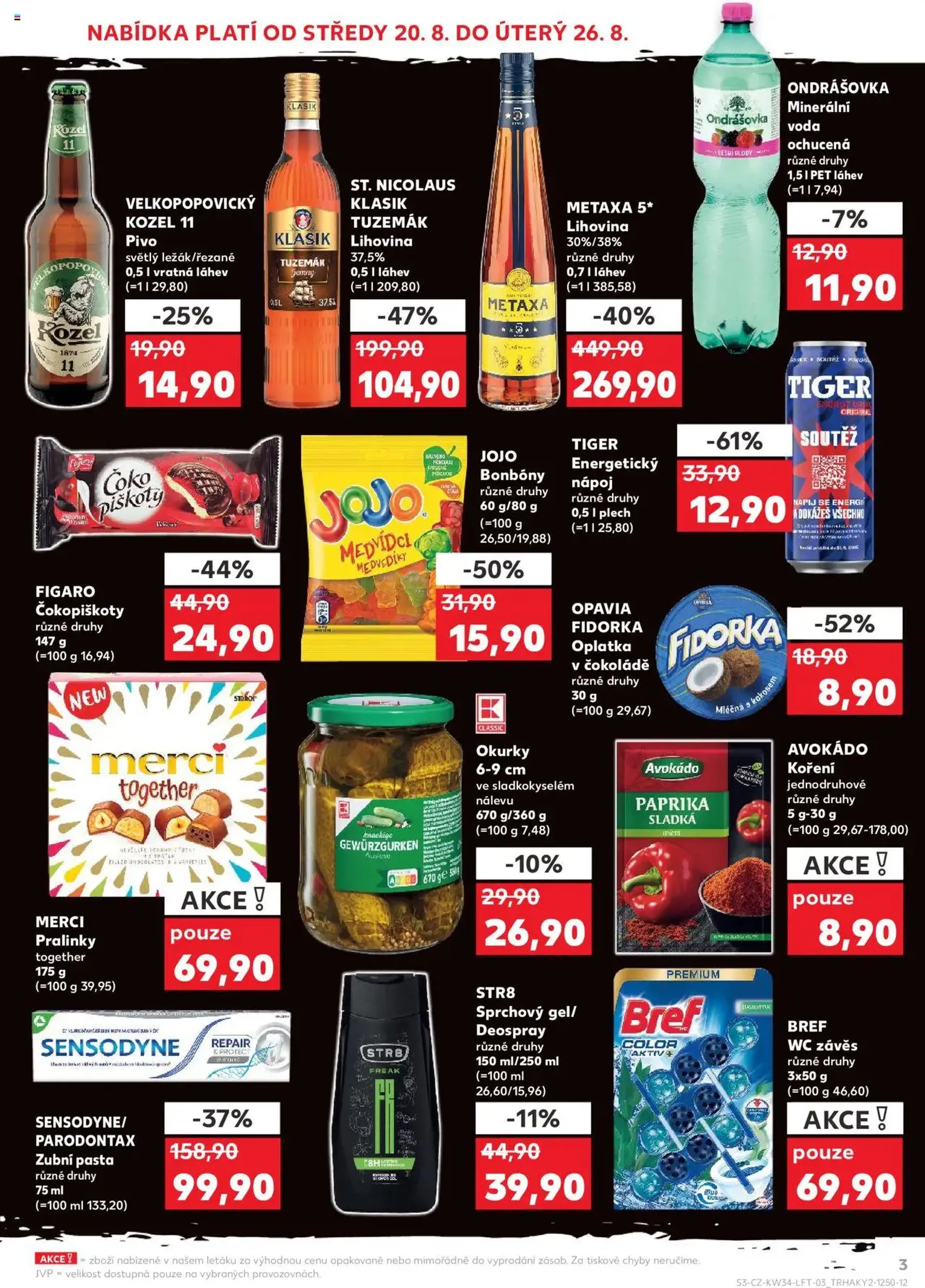 Kaufland leták - platný leták od 20.08.2025 strana 3 z 90 Kaufland leták - platný leták od 20.08.2025 strana 3 z 90