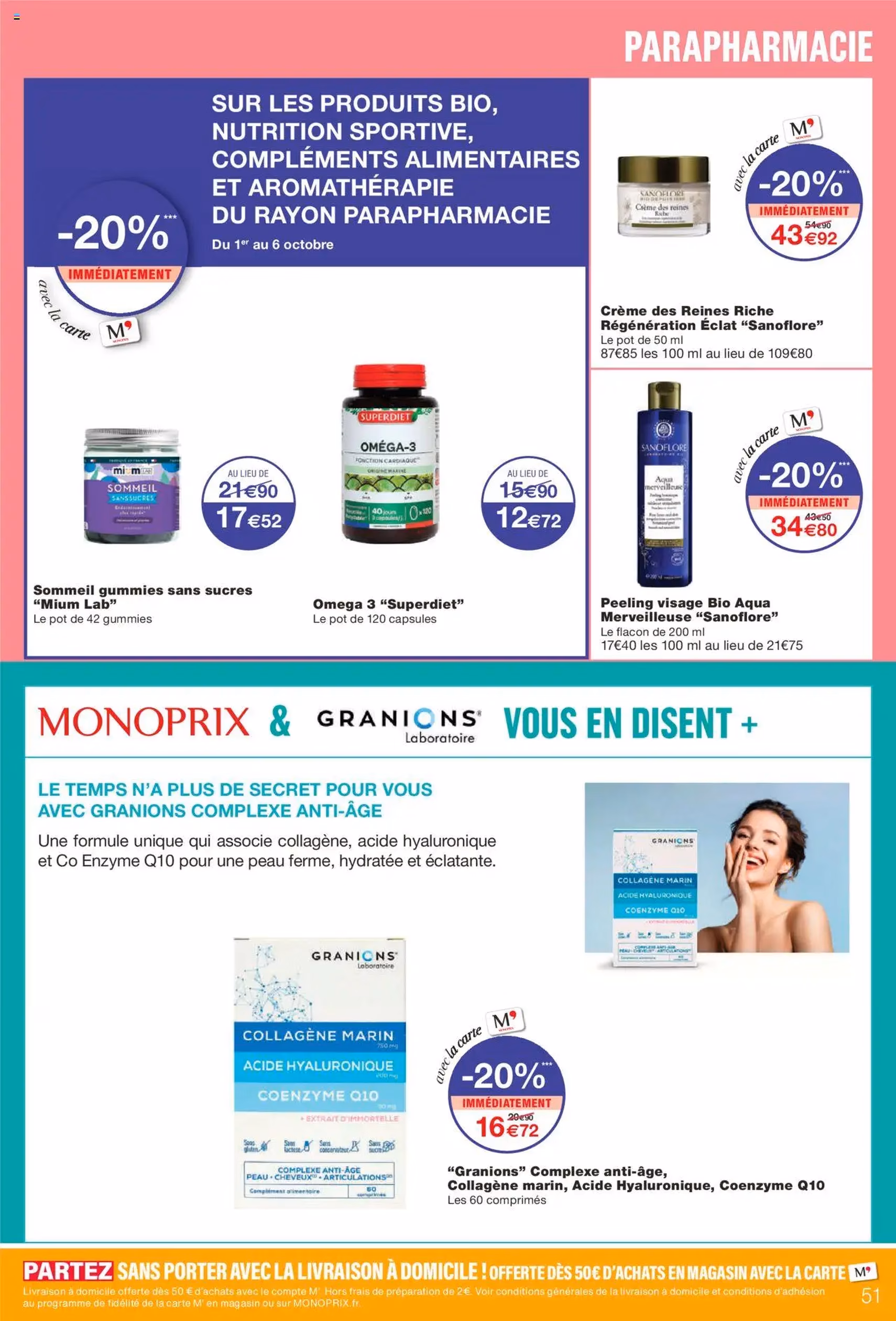 Monoprix catalogue - brochure valable à partir du 23/09/2025, page 51 sur 56 Monoprix catalogue - brochure valable à partir du 23/09/2025, page 51 sur 56