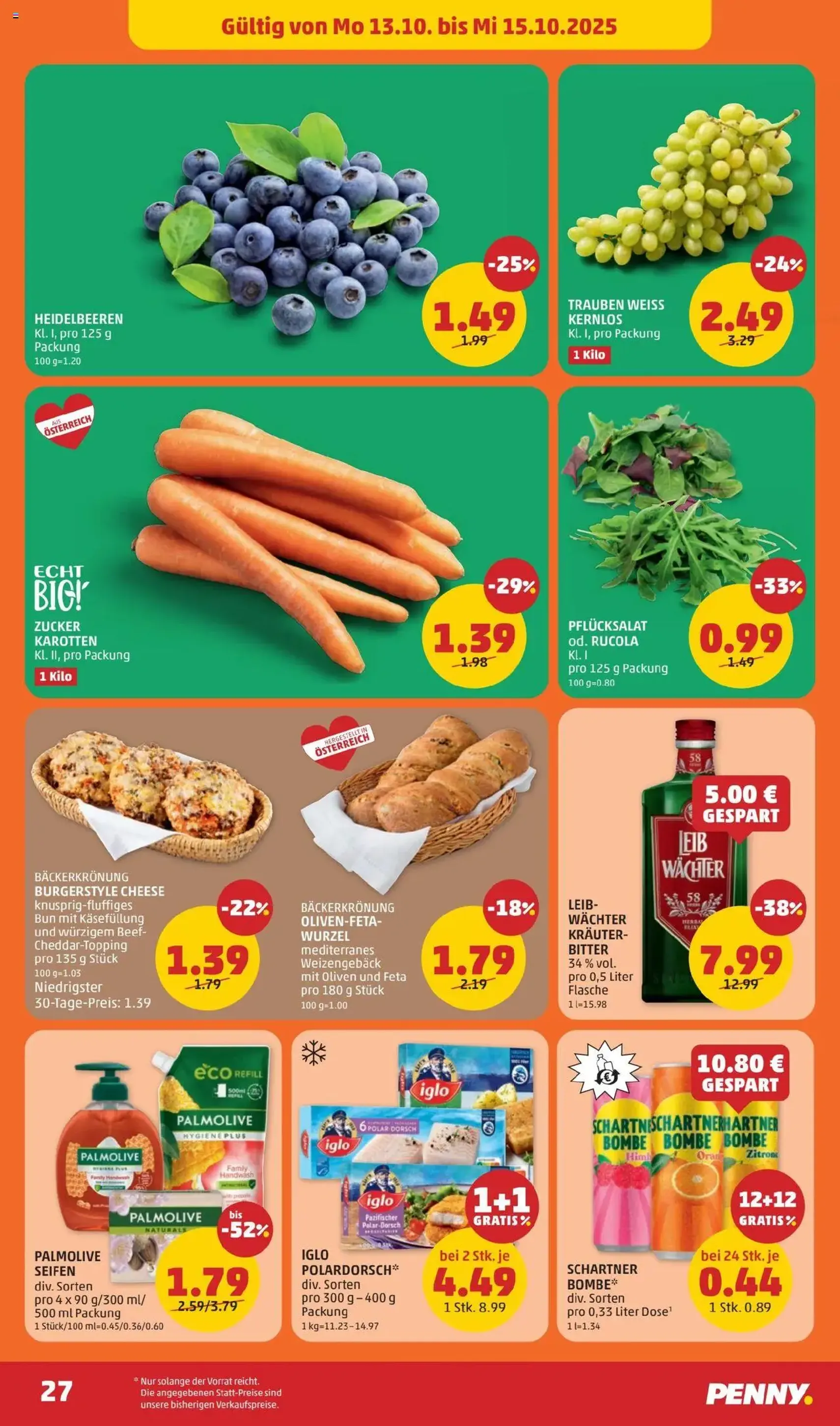 Penny Markt Flugblatt - Gültiger Prospekt ab 09.10.2025, Seite 27 von insgesamt 32