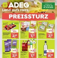 ADEG Flugblatt - Prospekt Vorschau gültig ab 09.10.2025