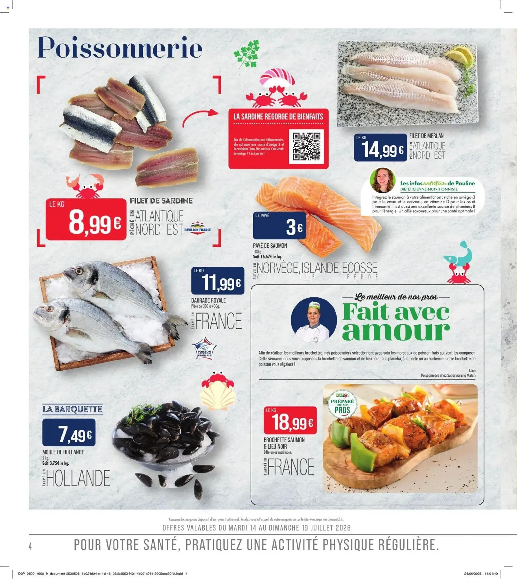 Match Supermarché catalogue - brochure valable à partir du 14/07/2026, page 4 sur 20