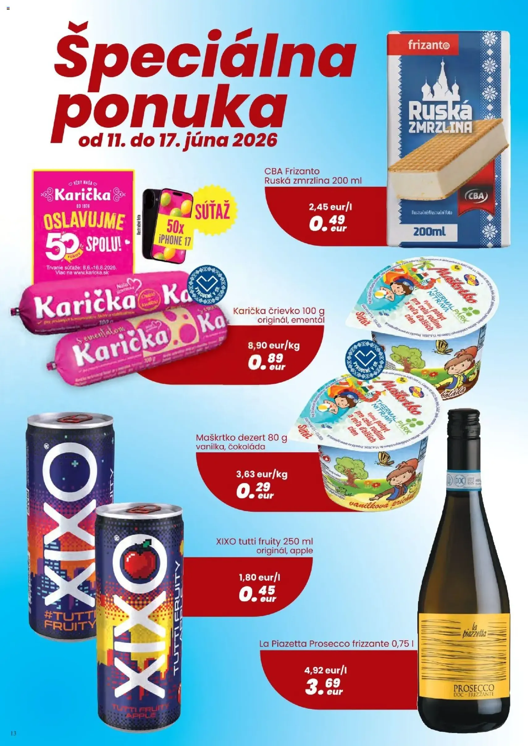 CBA Komfos leták - platný leták od 04.06.2026 strana 13 z 24