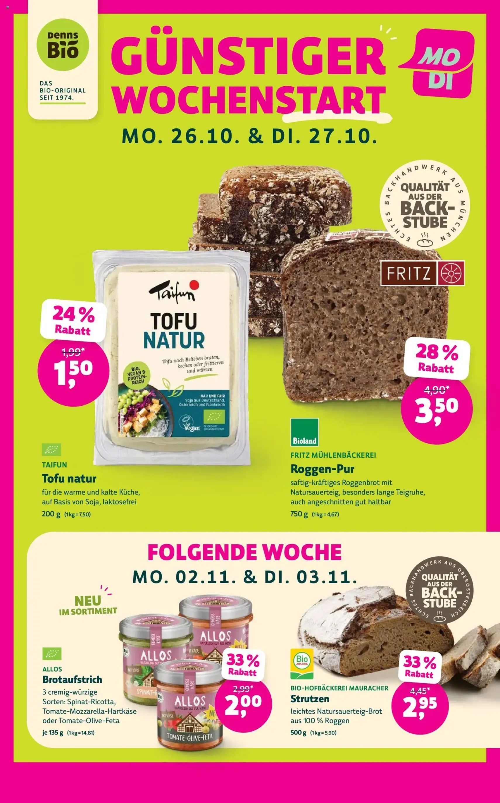 Denns BioMarkt Angebote - Gültiger Prospekt ab 21.10.2026, Seite 5 von insgesamt 16