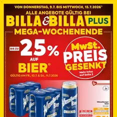 Billa - Flugblatt - Prospekt Vorschau gültig ab 09.07.2026