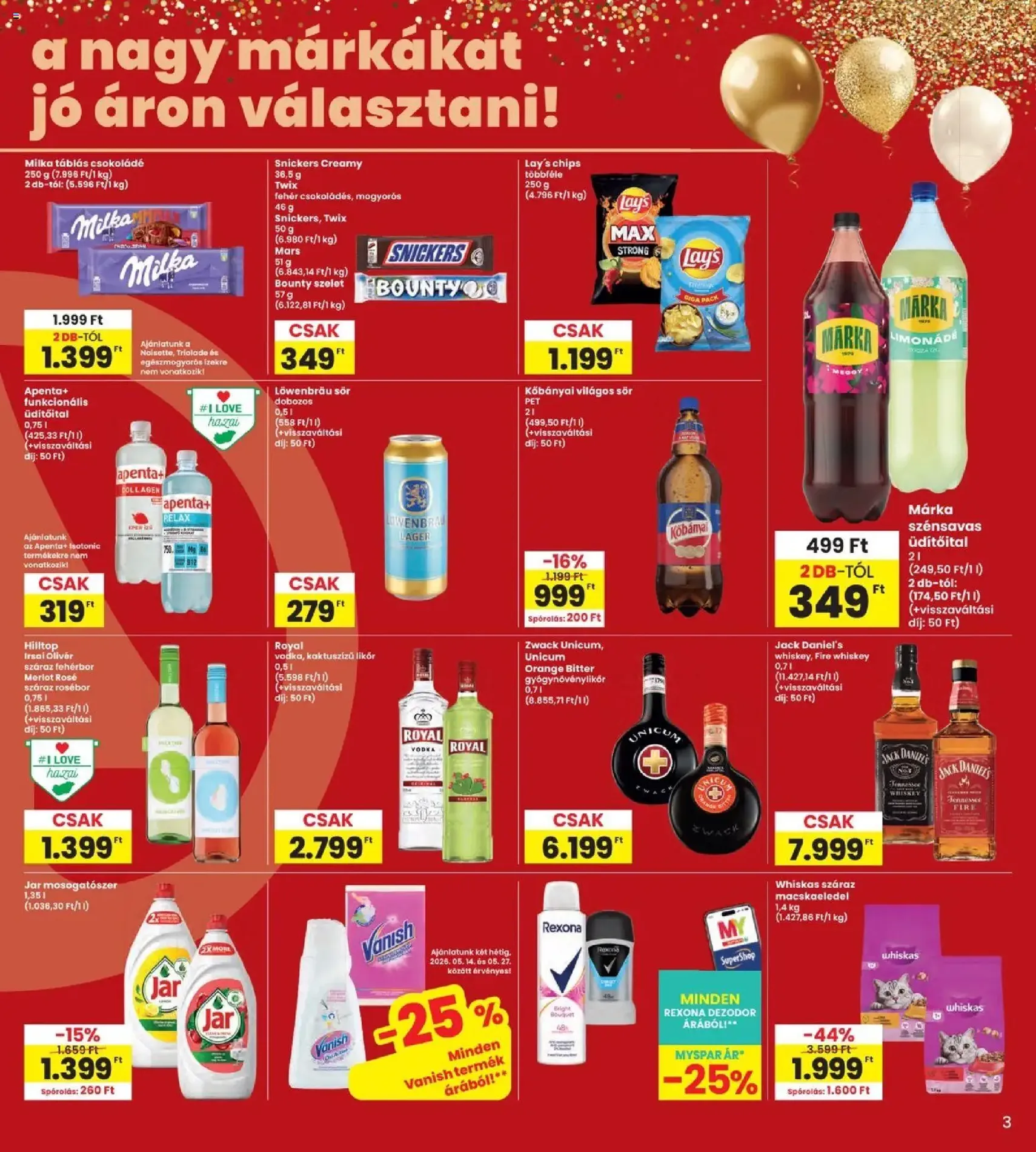 Interspar akciós újság - 2026.05.14. érvényes szórólap 3 oldal 19 oldalból