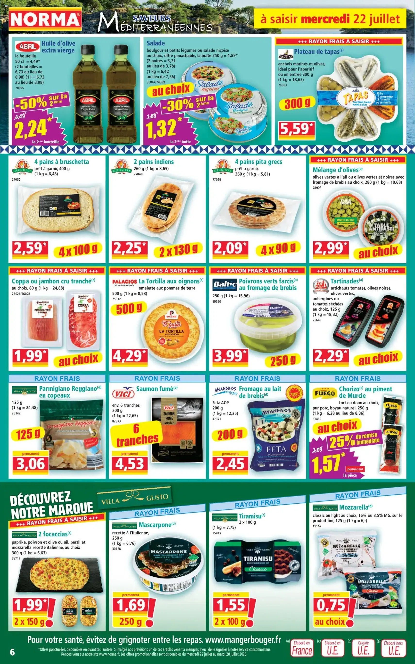 Norma catalogue - brochure valable à partir du 22/07/2026, page 6 sur 12
