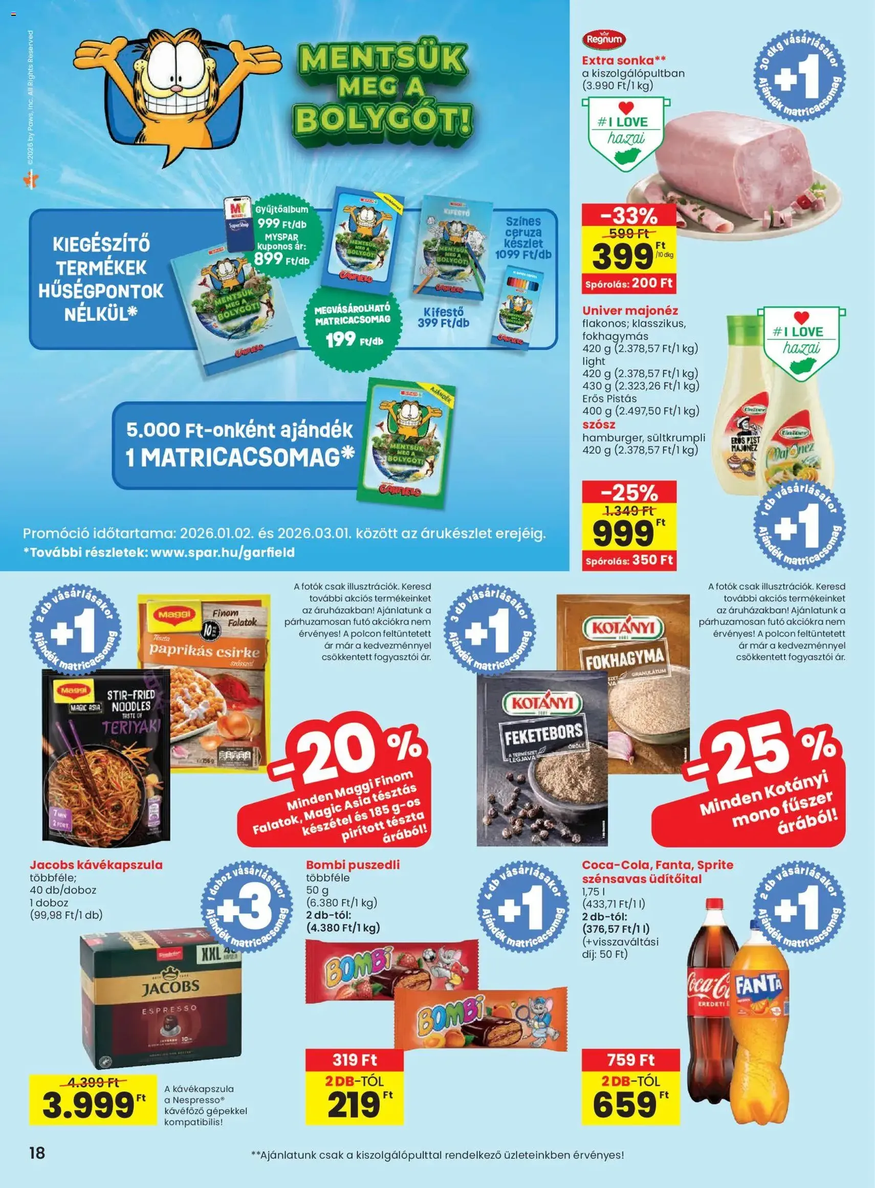 Spar Akciós újság - 2026.02.12. érvényes szórólap 18 oldal 20 oldalból