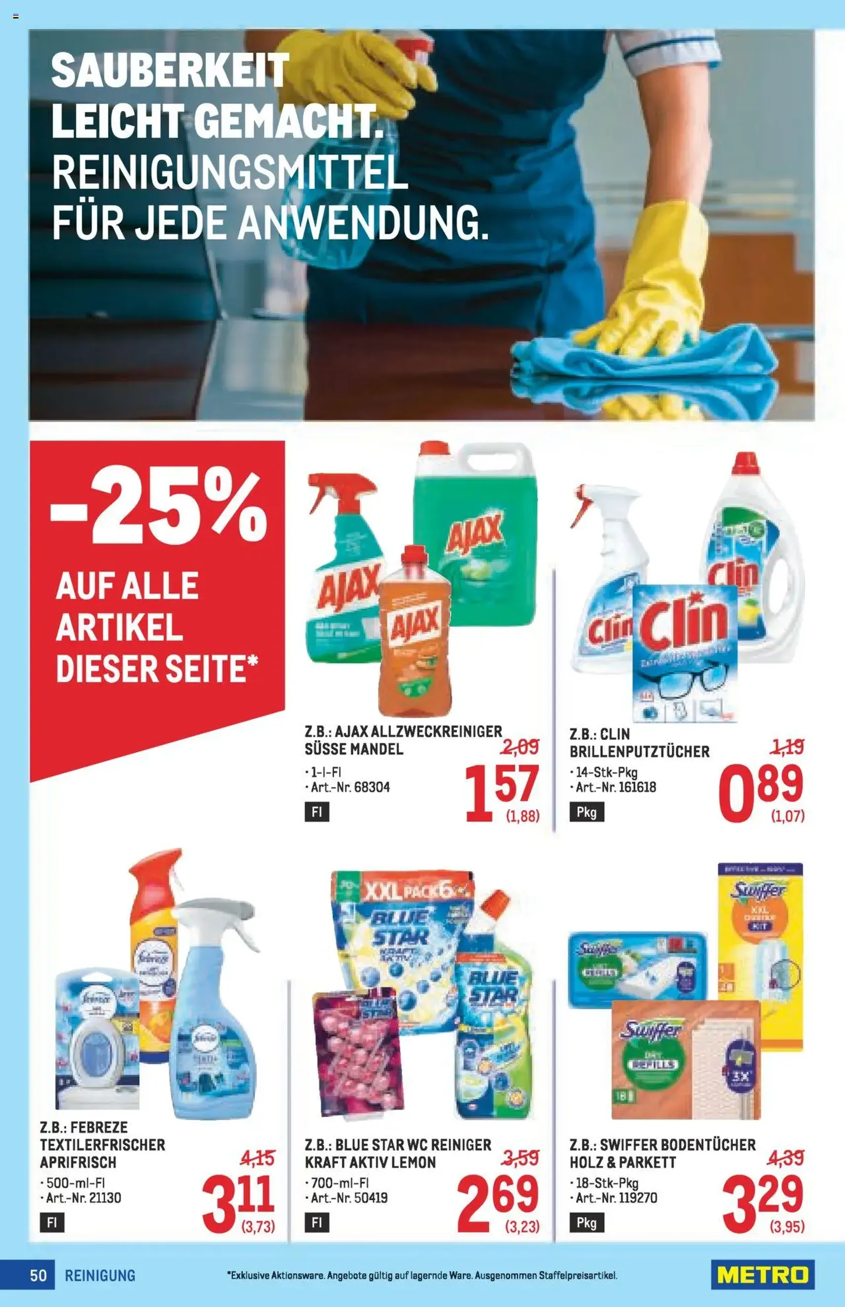 Metro angebote Profi - Gültiger Prospekt ab 18.09.2025, Seite 50 von insgesamt 64 Metro angebote Profi - Gültiger Prospekt ab 18.09.2025, Seite 50 von insgesamt 64