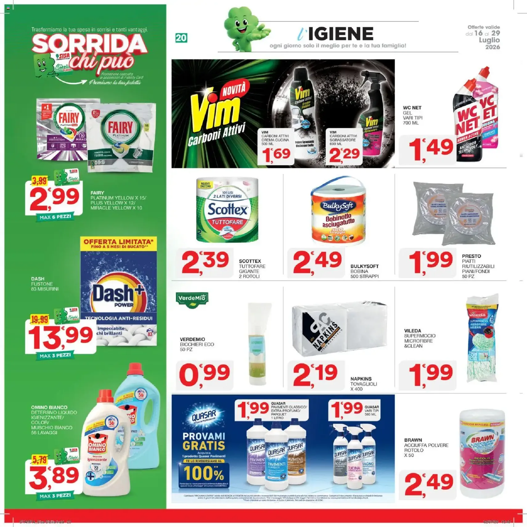 SISA volantino - volantino valido dal 16/07/2026 pagina 20 di 24