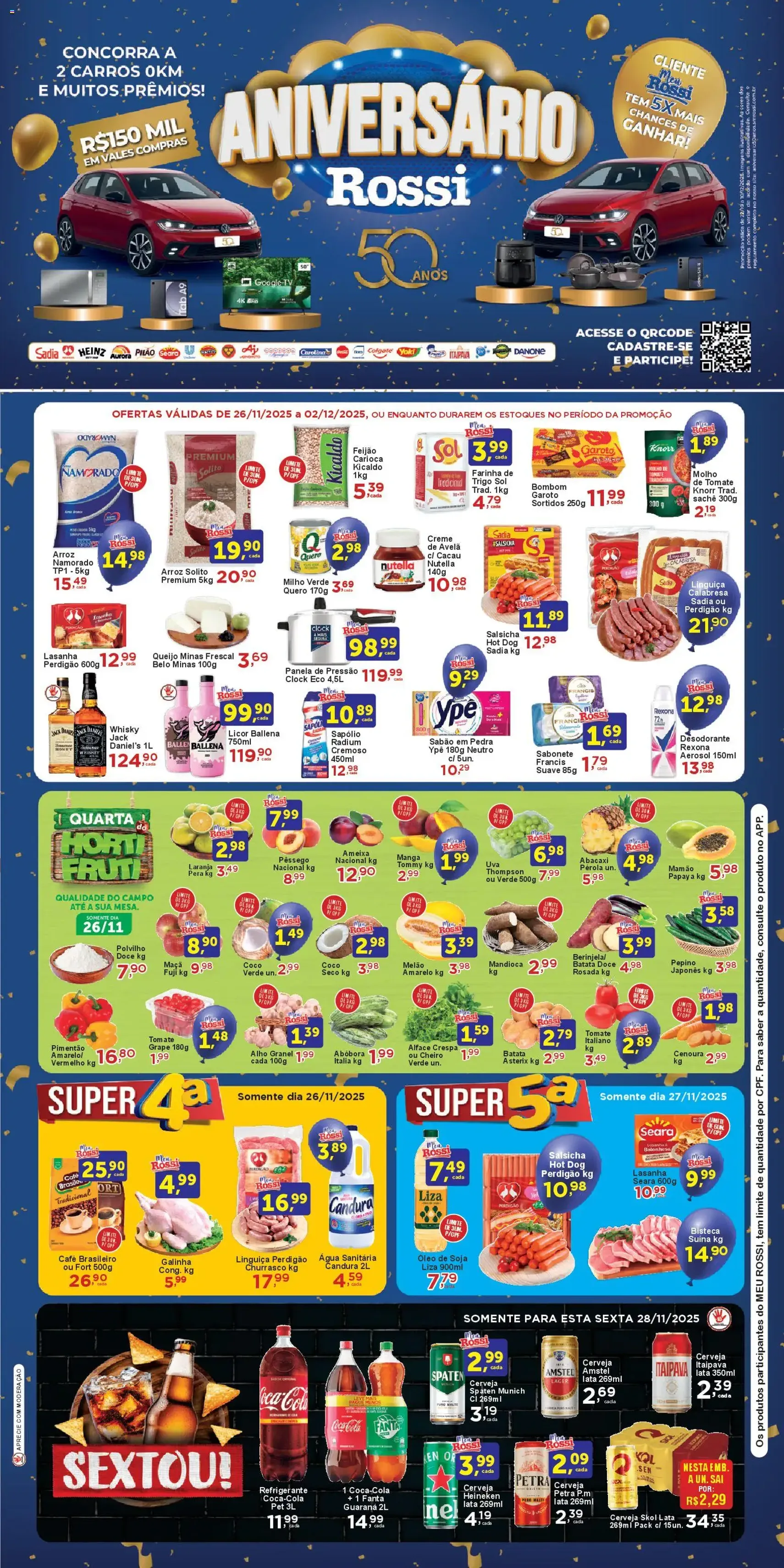 Rossi Supermercados - Ofertas da semana - folheto válido a partir de 26/11/2025 página 1 de 4