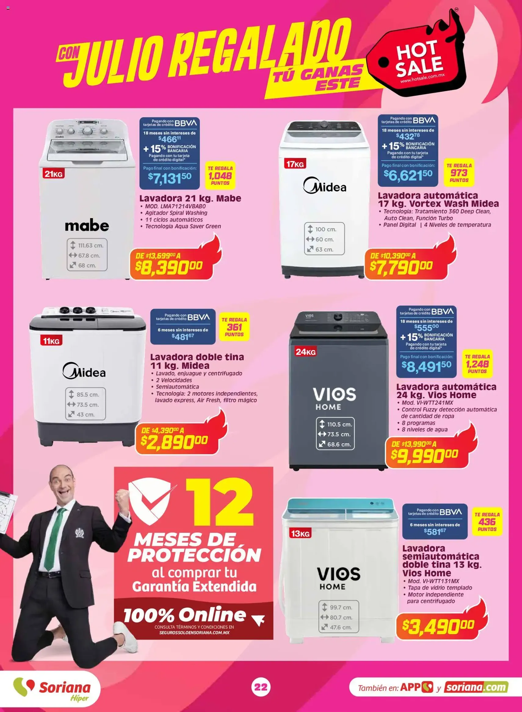 Soriana Hot Sale - folleto válido desde 25/05/2026 página 22 de 47
