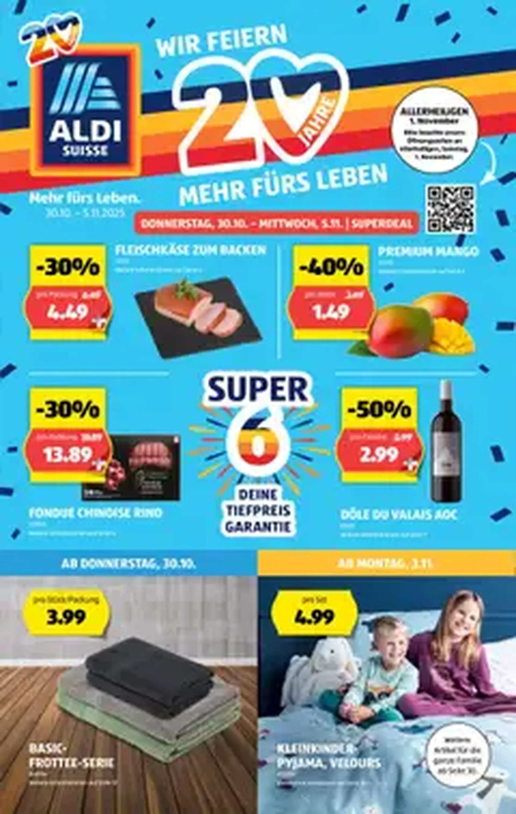 Aldi Aktionen - Gültiger Prospekt ab 30.10.2025, Seite 1 von insgesamt 1