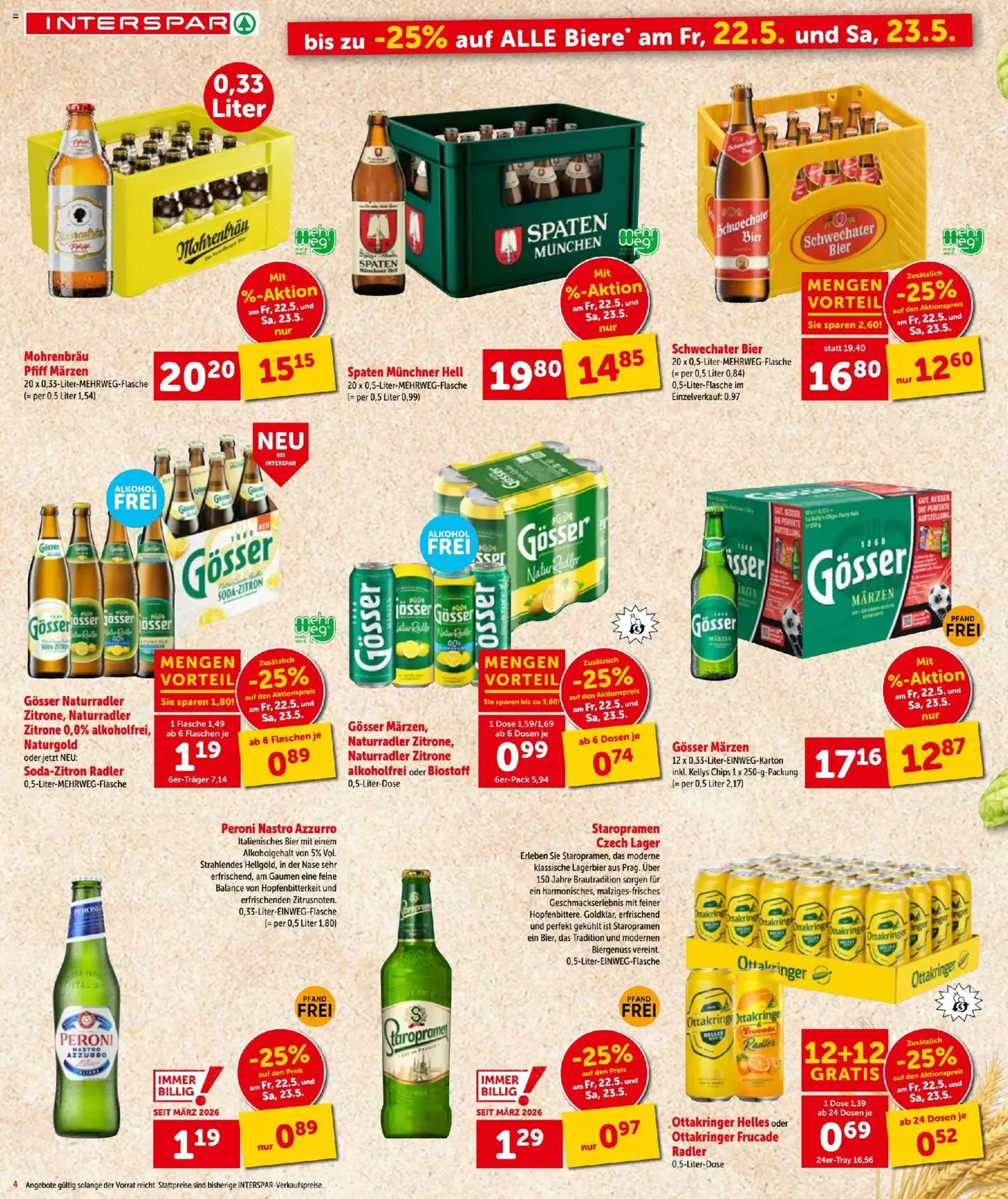 Interspar - Flugblatt - Gültiger Prospekt ab 21.05.2026, Seite 4 von insgesamt 24