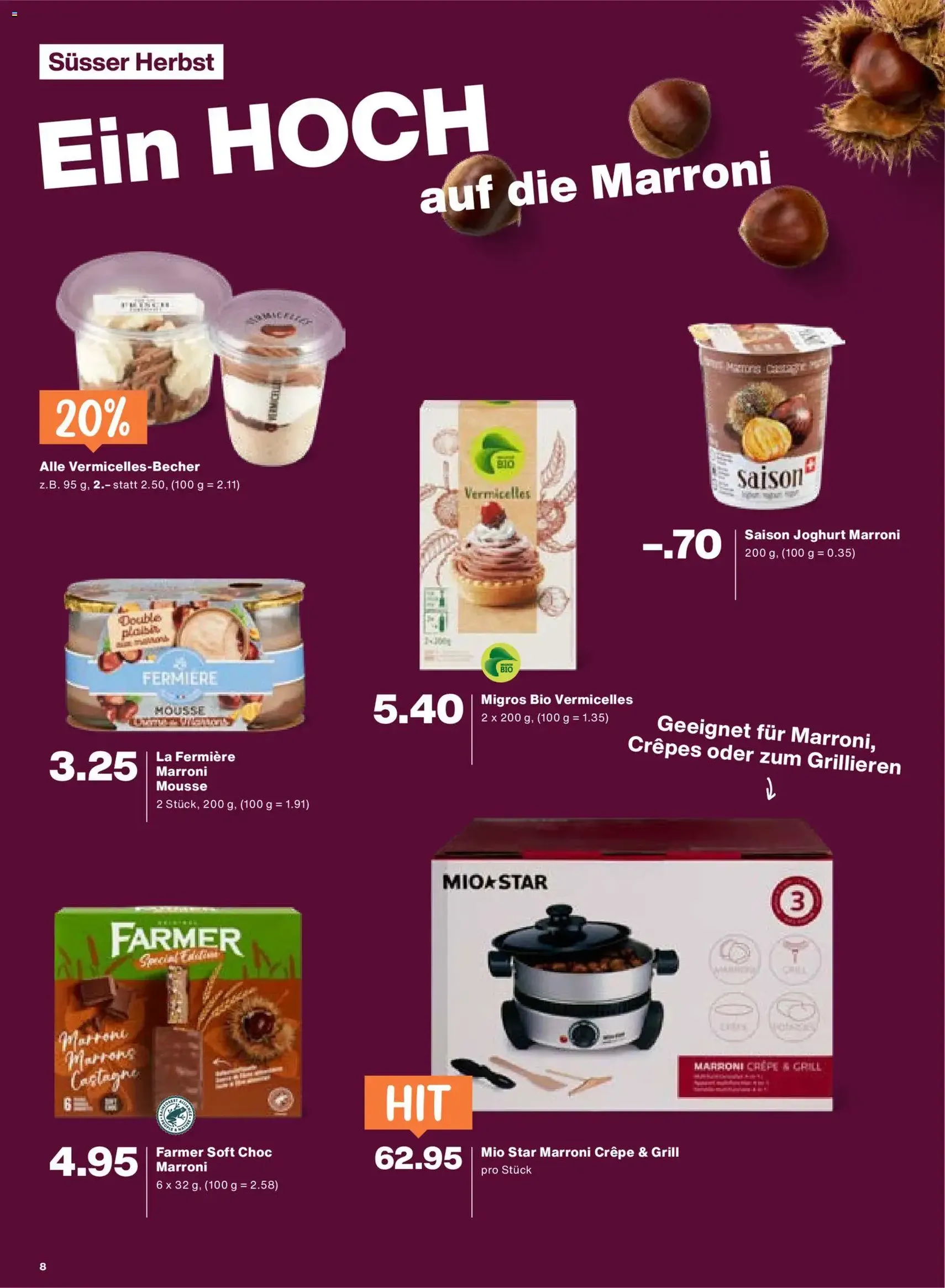 Migros aktionen - Gültiger Prospekt ab 15.10.2026, Seite 8 von insgesamt 24
