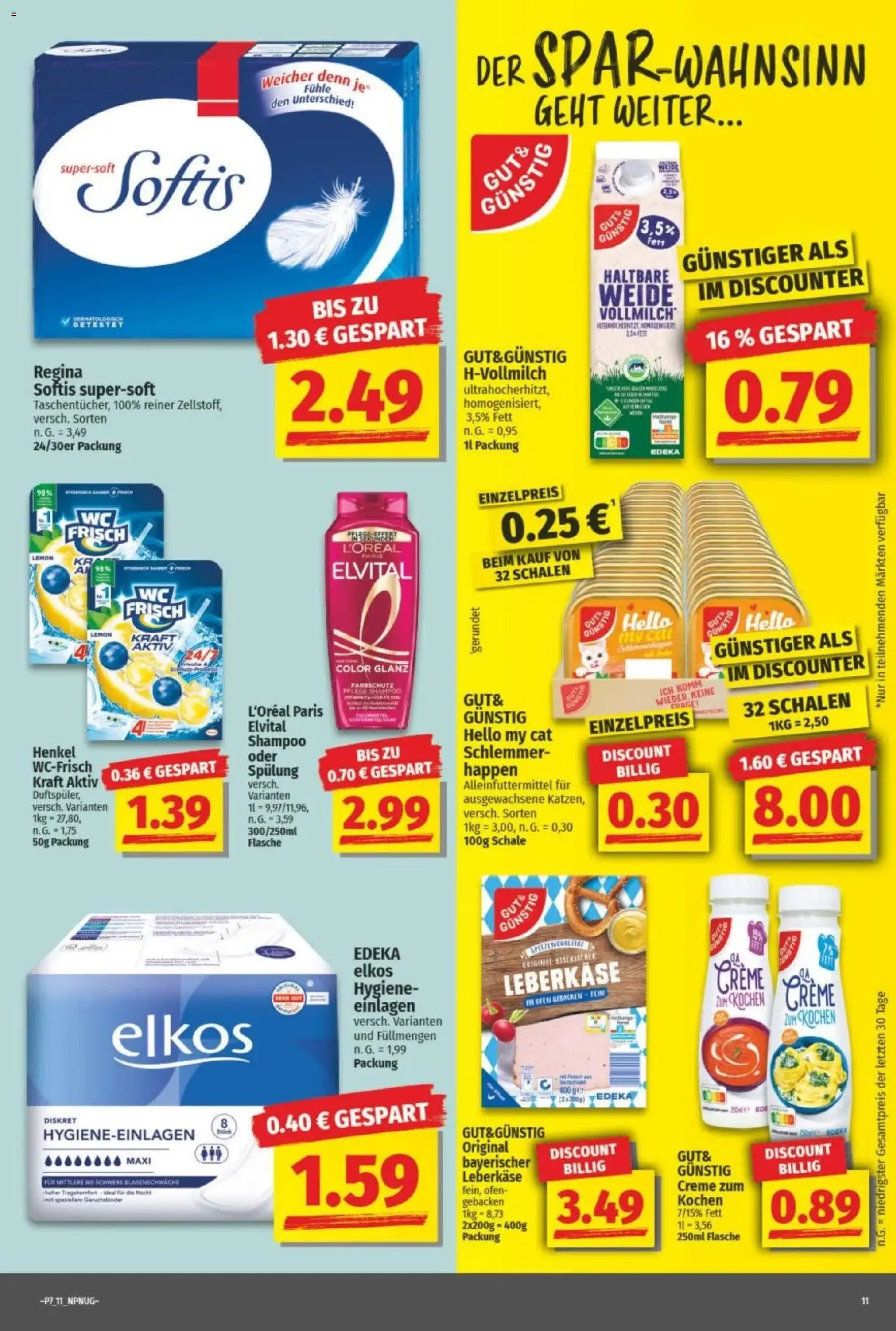 NP Discount Prospekt - Gültiger Prospekt ab 09.02.2026, Seite 11 von insgesamt 15
