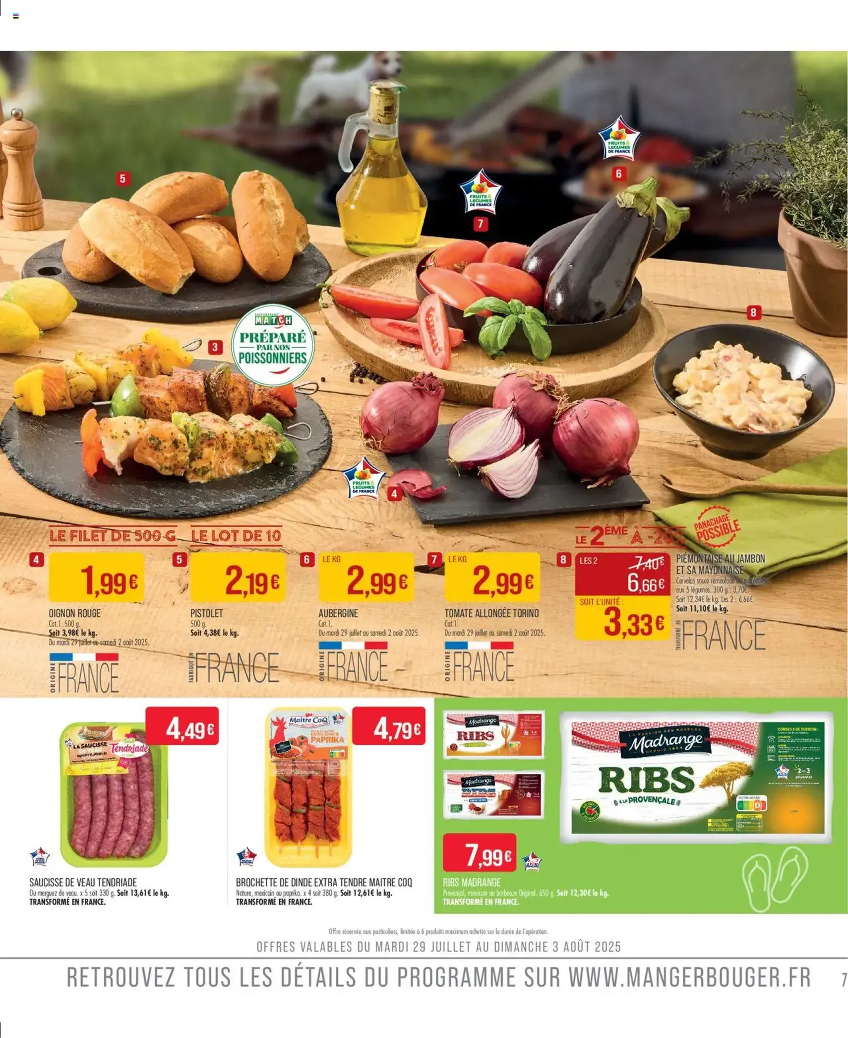 Match Supermarché catalogue - brochure valable à partir du 29/07/2025, page 7 sur 22 Match Supermarché catalogue - brochure valable à partir du 29/07/2025, page 7 sur 22