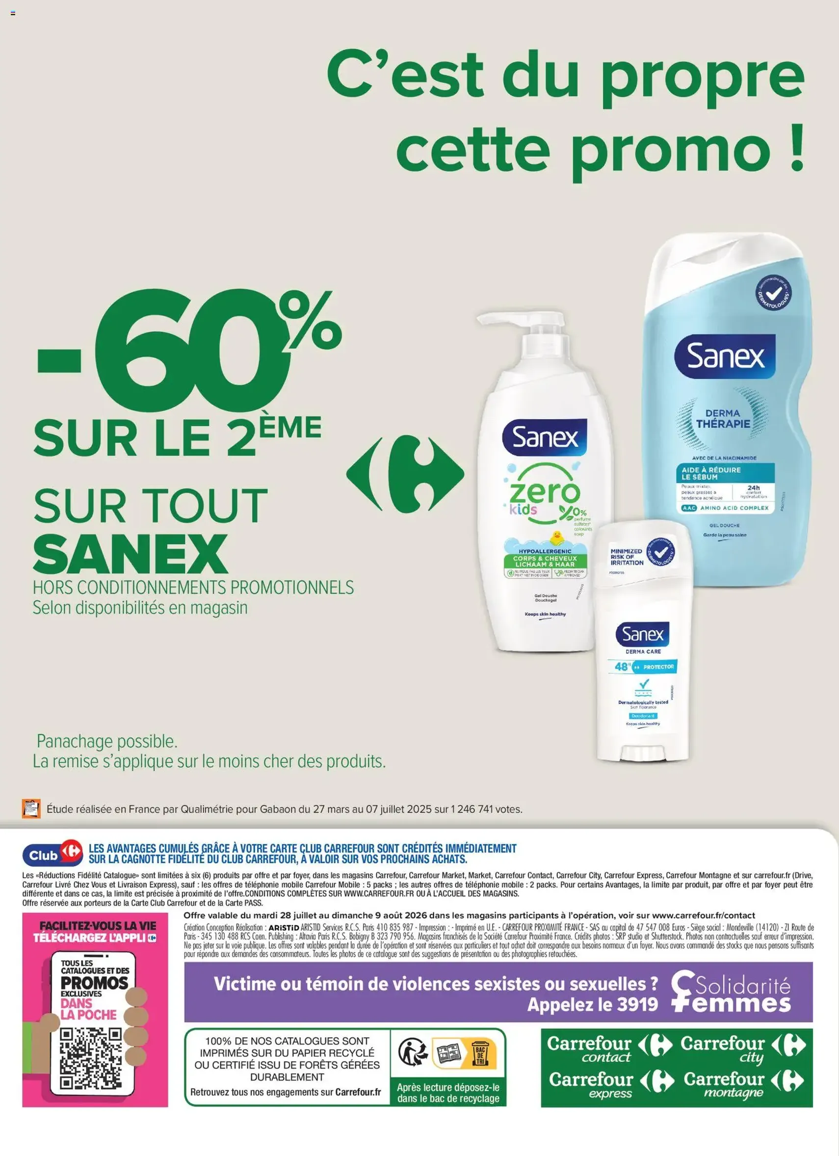Carrefour contact catalogue - brochure valable à partir du 28/07/2026, page 18 sur 18