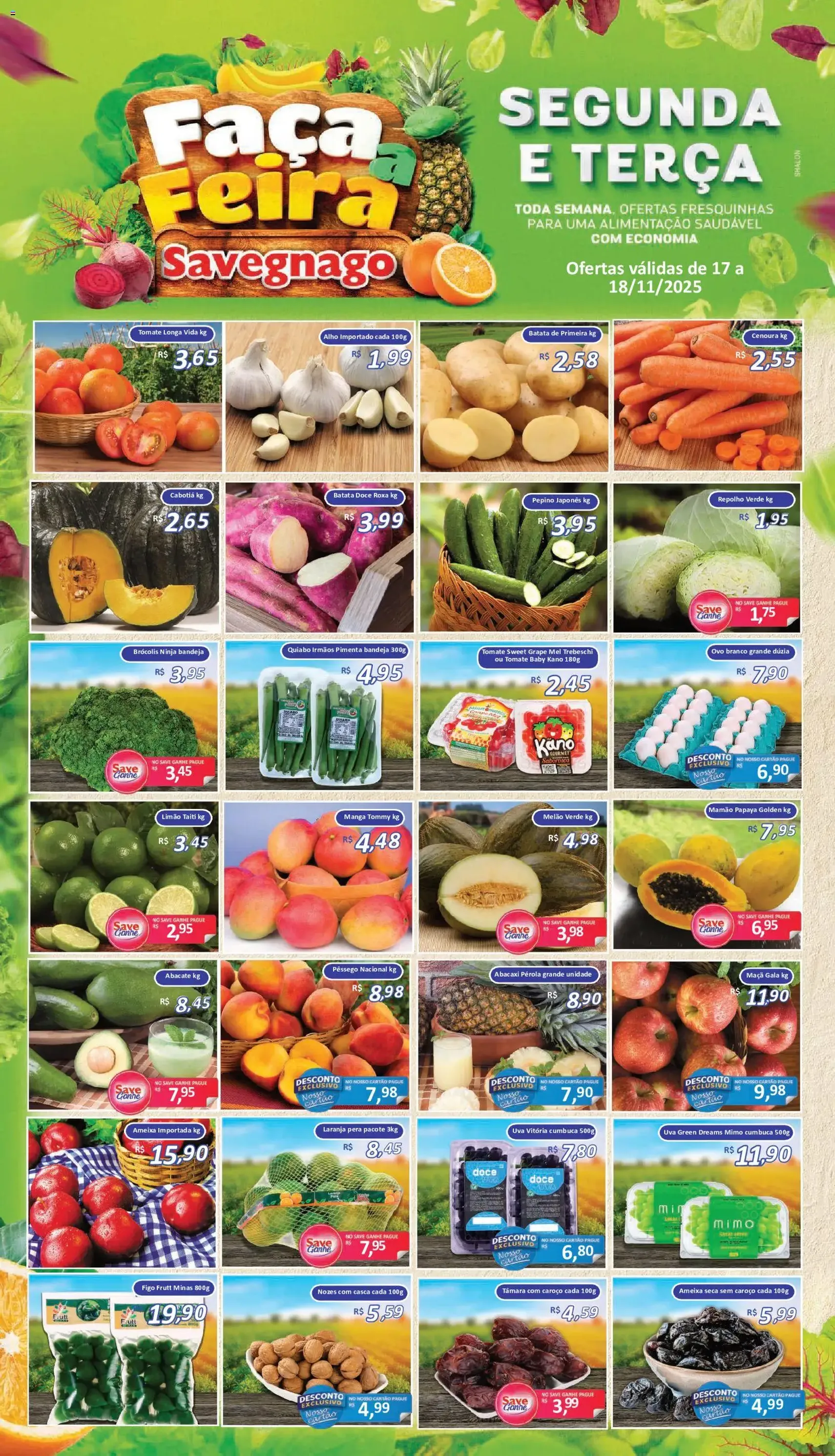 Savegnago - Ofertas da semana - folheto válido a partir de 17/11/2025 página 1 de 2