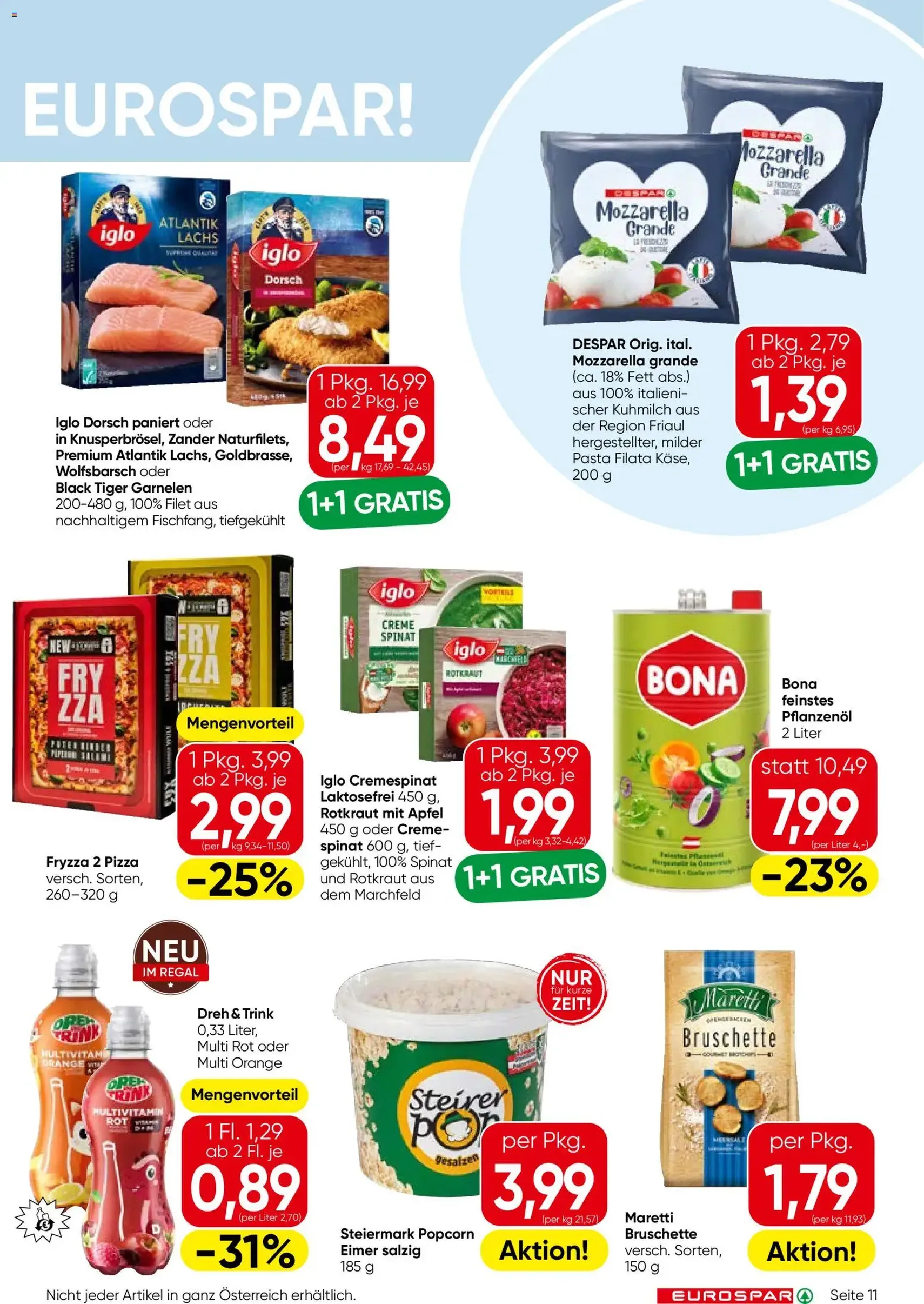 Eurospar Flugblatt - Gültiger Prospekt ab 10.09.2026, Seite 11 von insgesamt 16