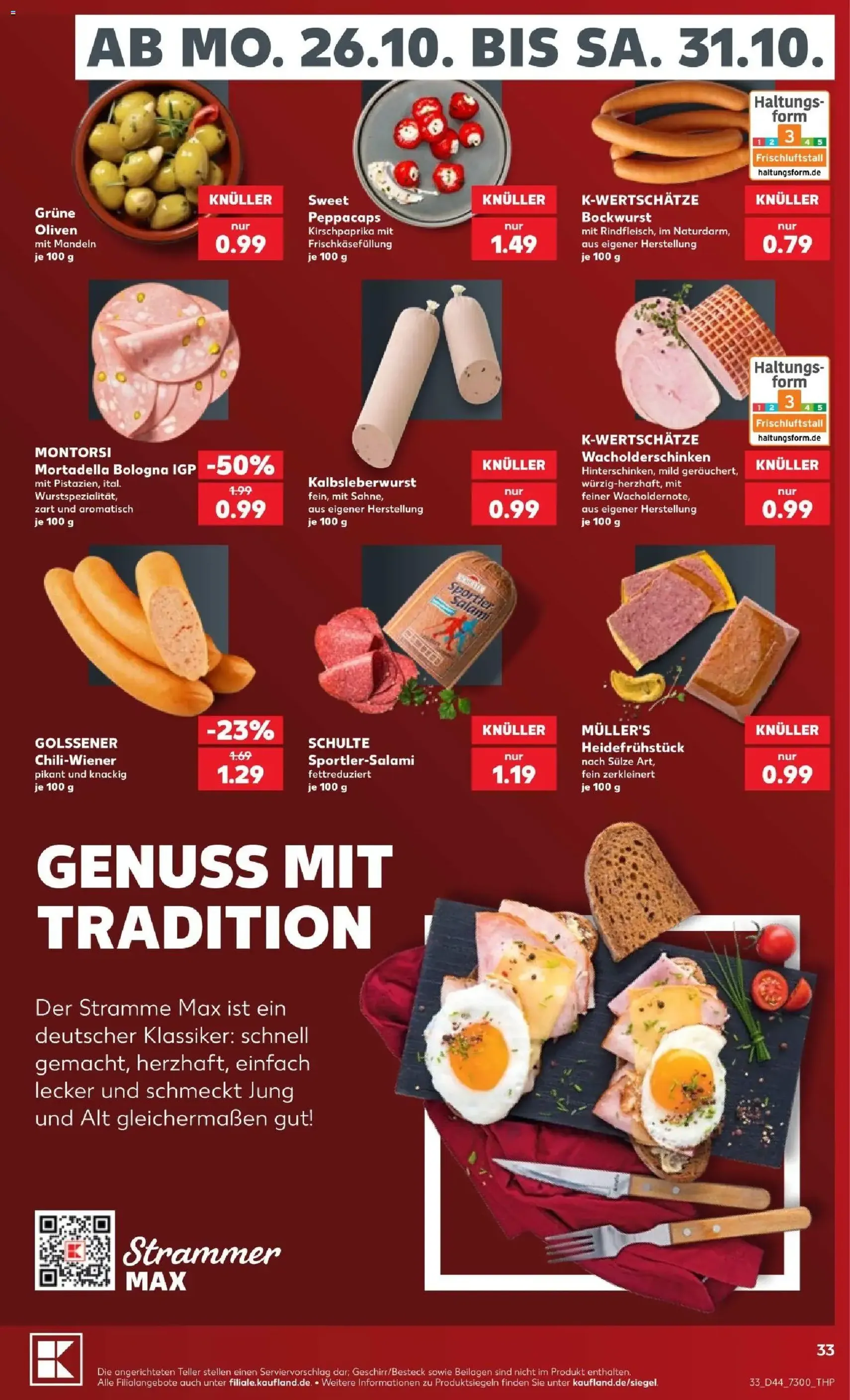 Kaufland Prospekt - Gültiger Prospekt ab 26.10.2026, Seite 33 von insgesamt 76