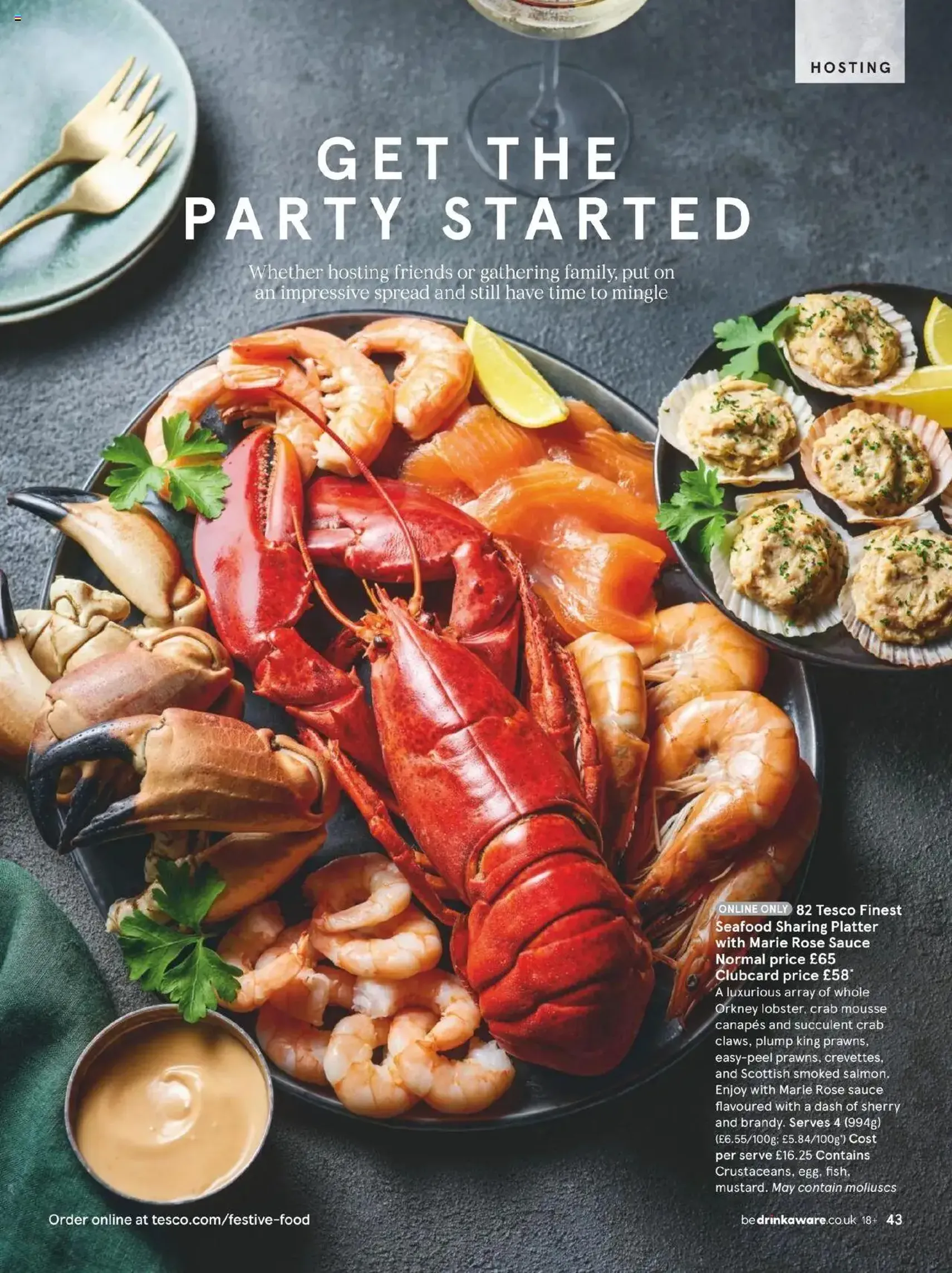 Tesco - Festive Food to Order brochure 2025 - valid flyer from 01/10/2025, page 43 of 56